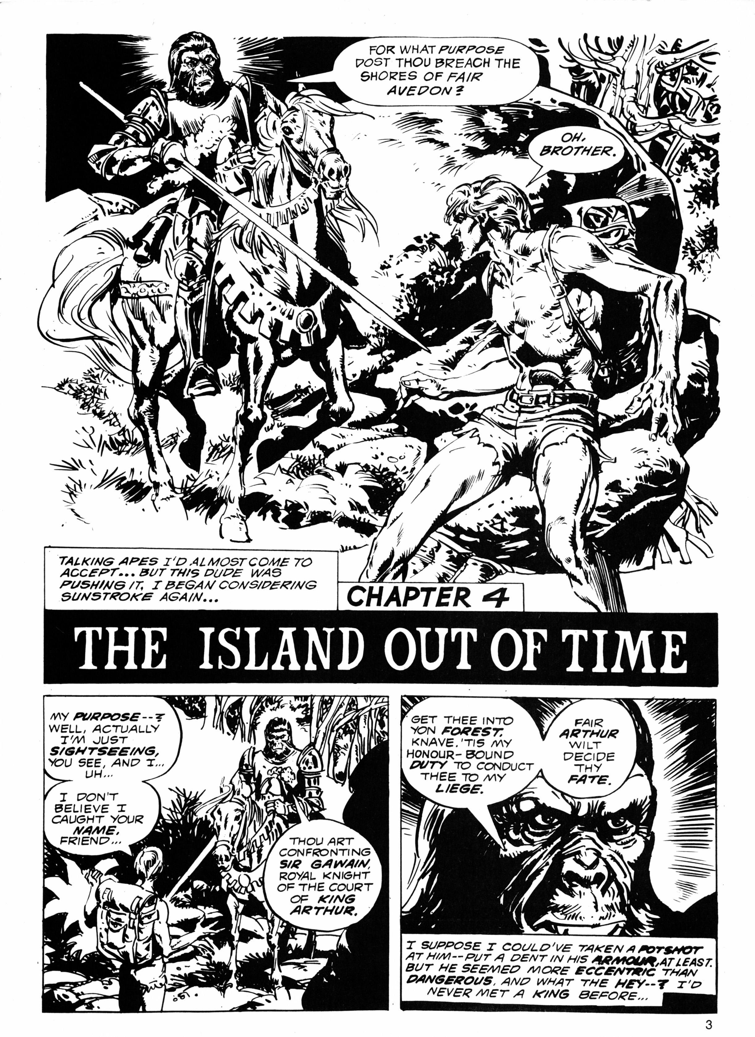 Read online Planet of the Apes (1974) comic -  Issue #33 - 3