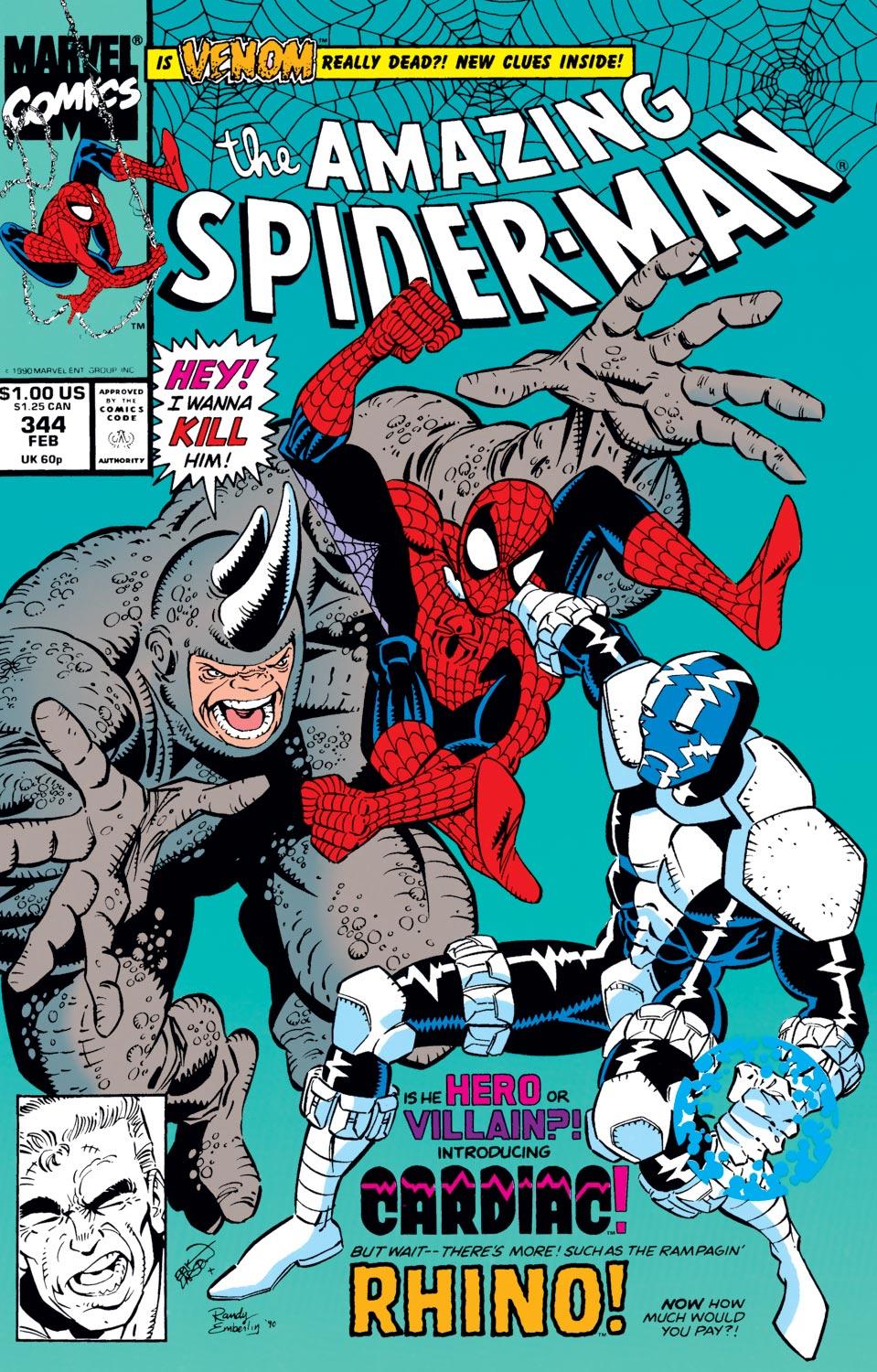 Read online The Amazing Spider-Man (1963) comic -  Issue #344 - 1