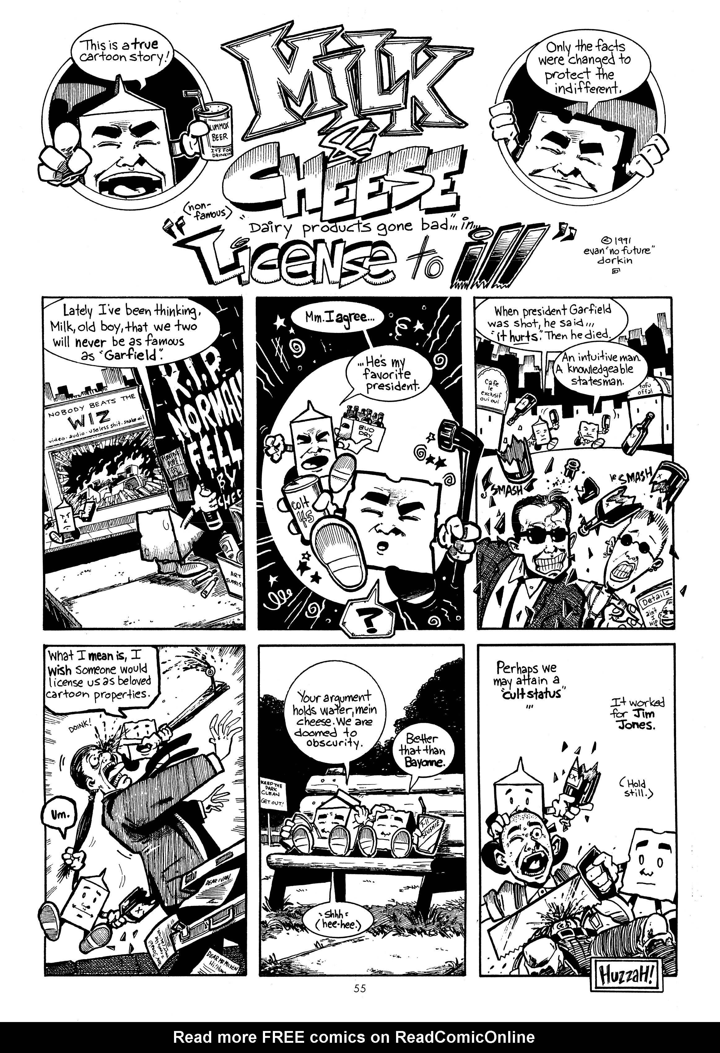 Read online Milk And Cheese: Dairy Products Gone Bad! comic -  Issue # Full - 57
