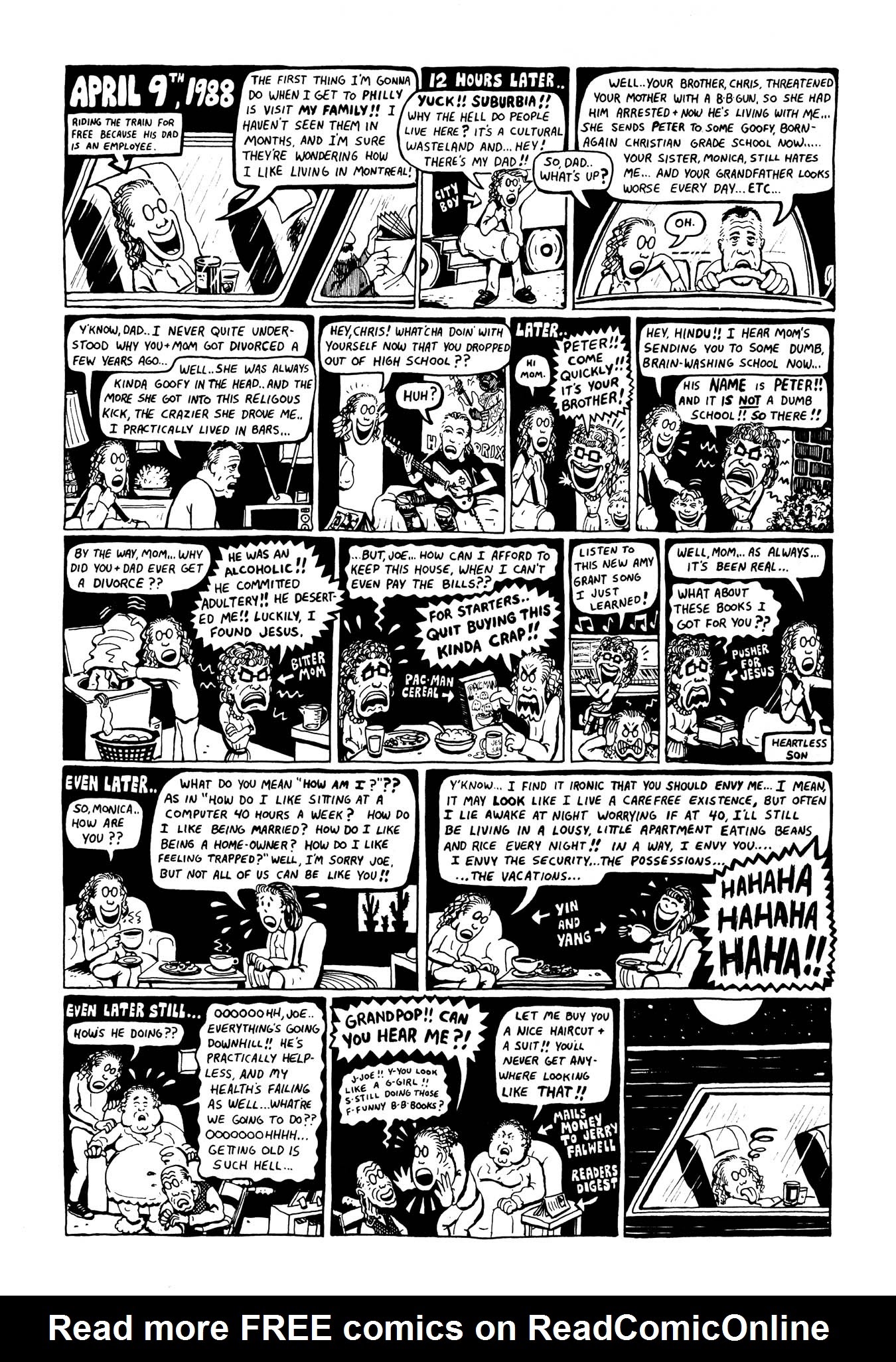 Read online Peepshow: The Cartoon Diary of Joe Matt comic -  Issue # Full - 13