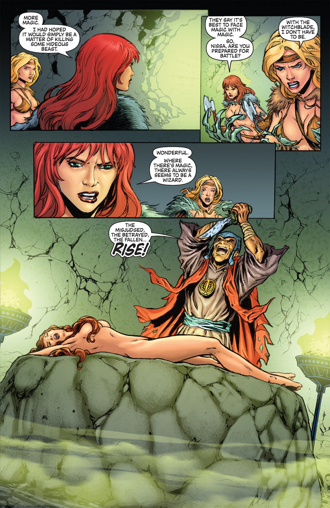 Read online Witchblade/Red Sonja comic -  Issue #1 - 21