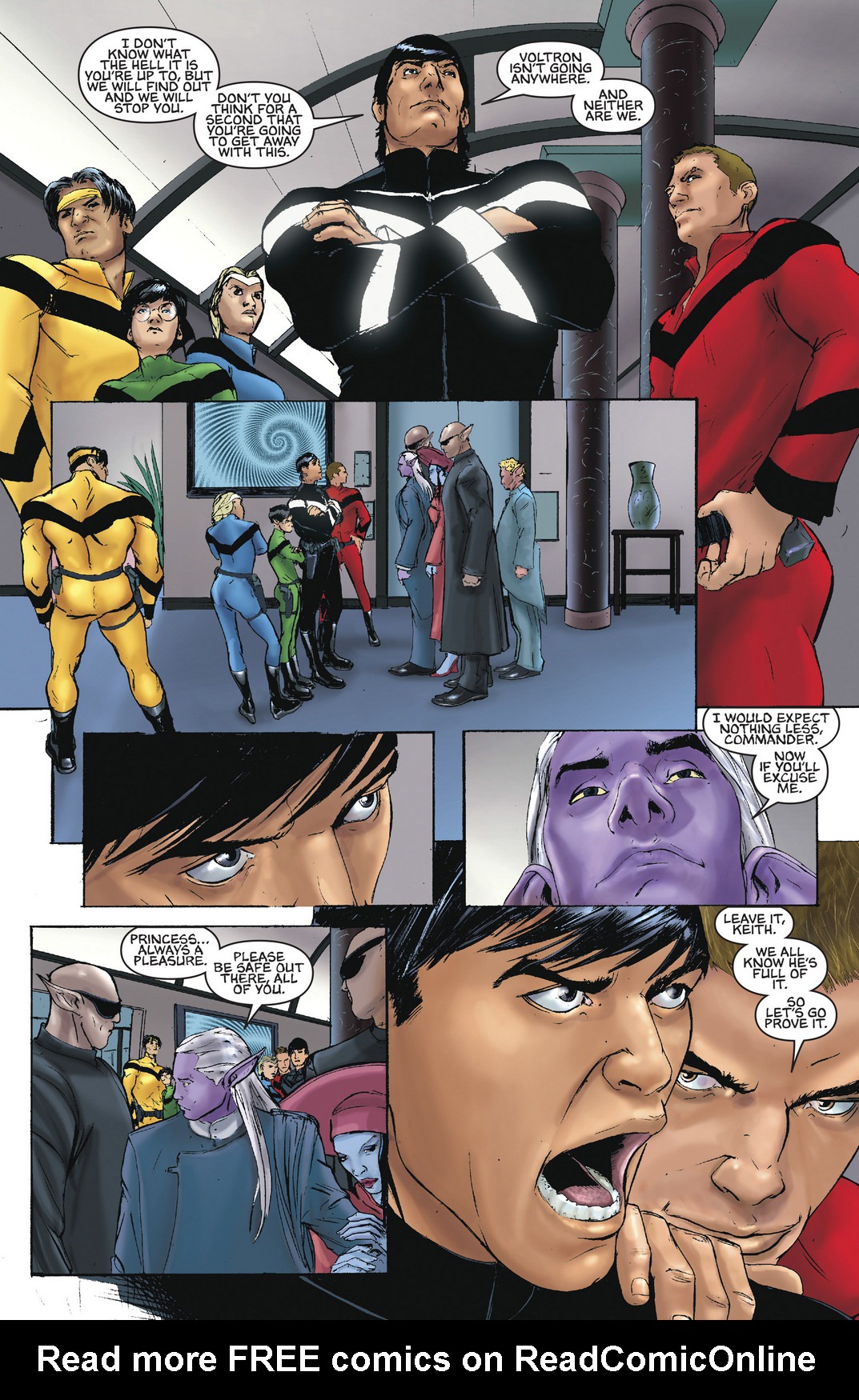 Read online Voltron comic -  Issue #7 - 9