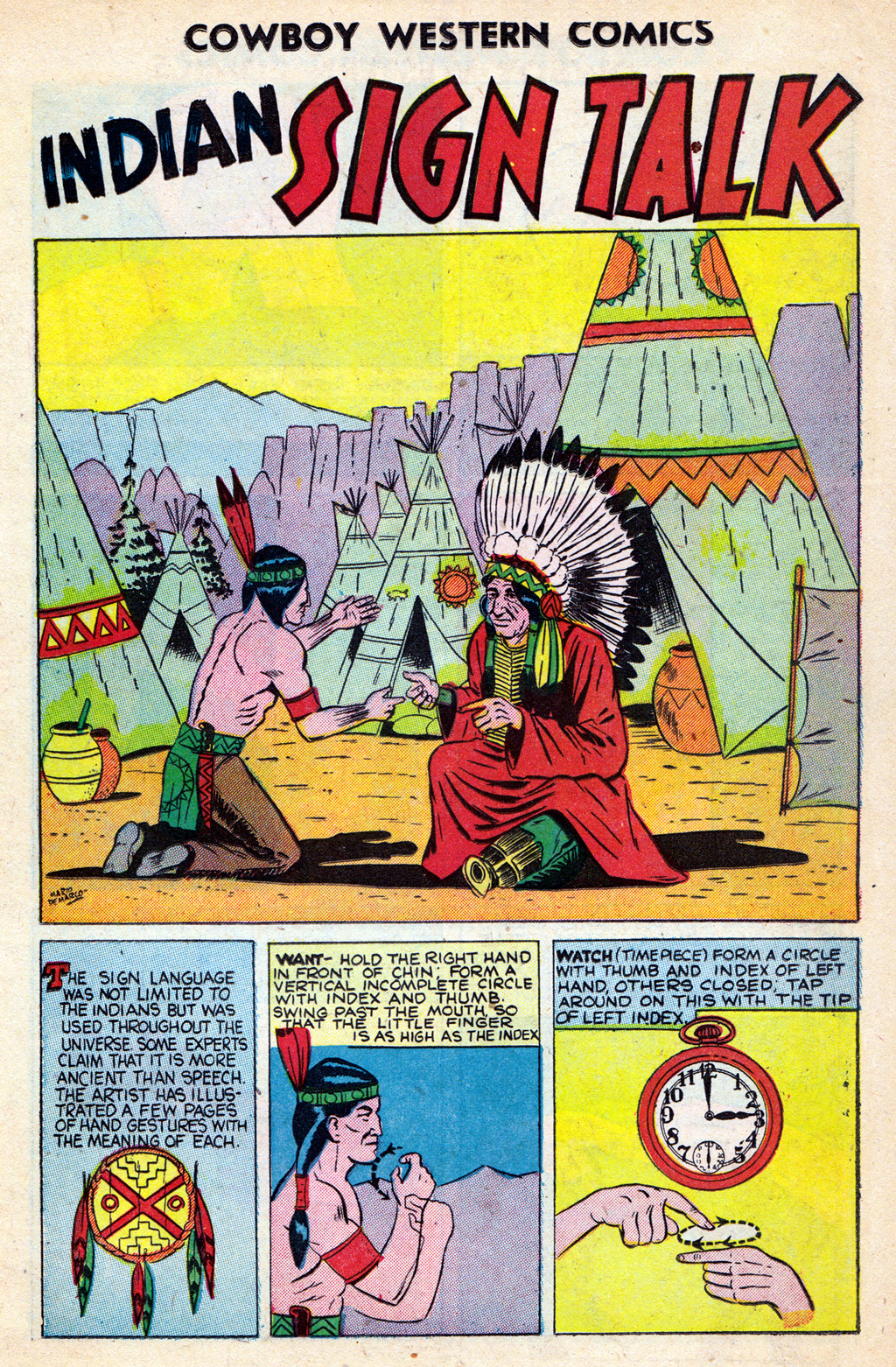 Read online Cowboy Western Comics (1948) comic -  Issue #35 - 11