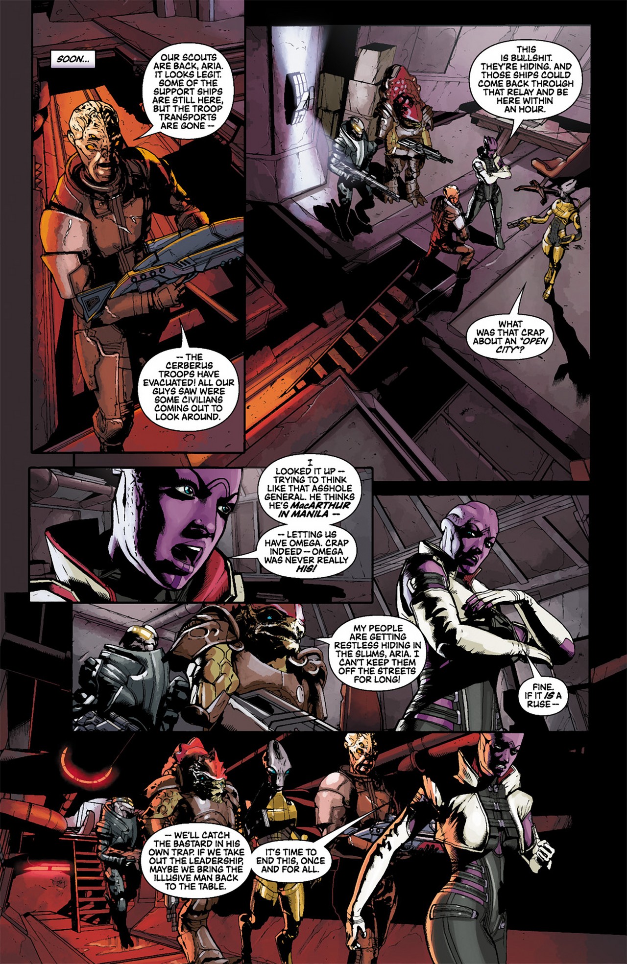 Read online Mass Effect: Invasion comic -  Issue #4 - 12
