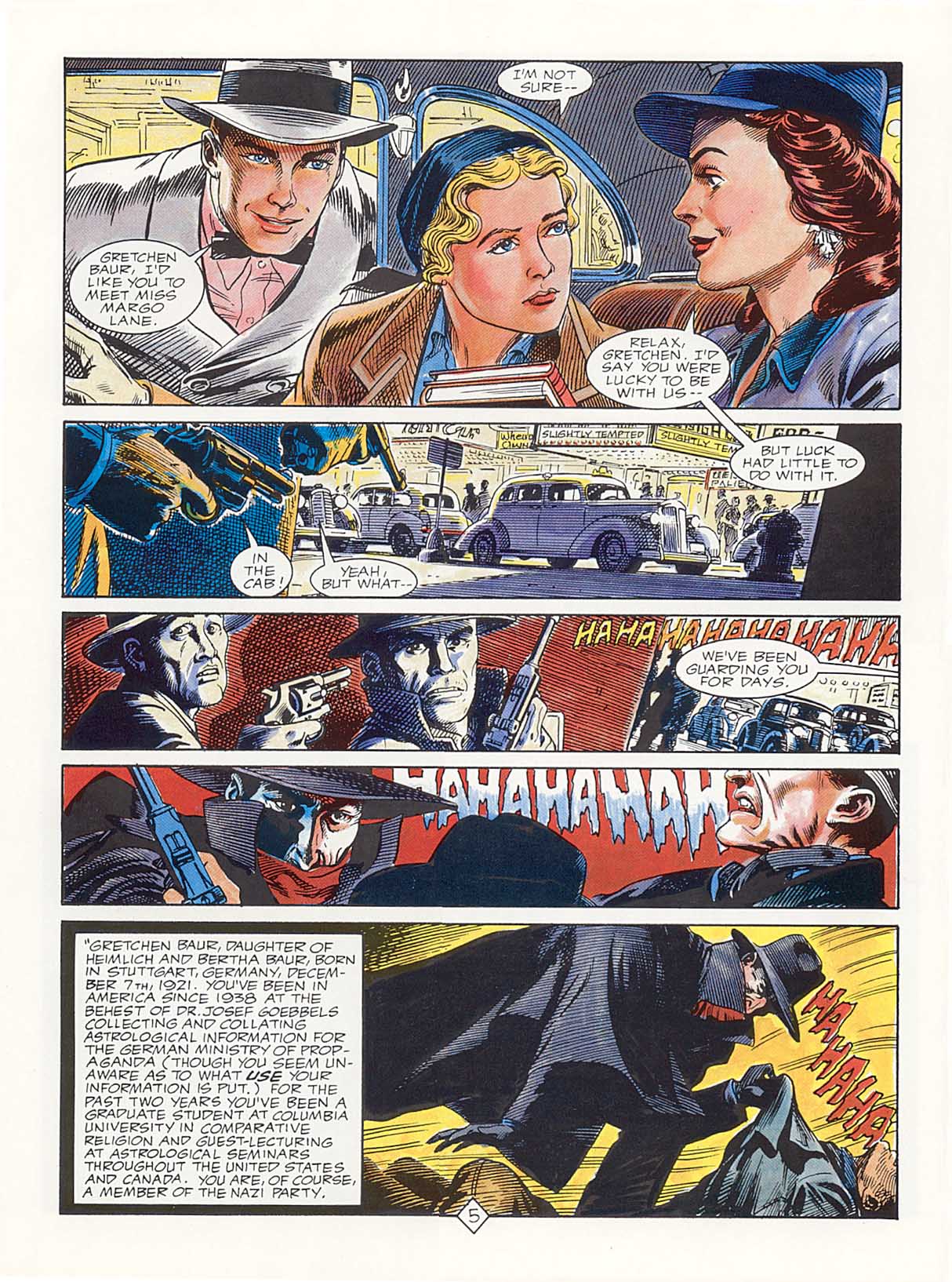 Read online Marvel Graphic Novel comic -  Issue #34 - The Shadow - Hitler's Astrologer - 10
