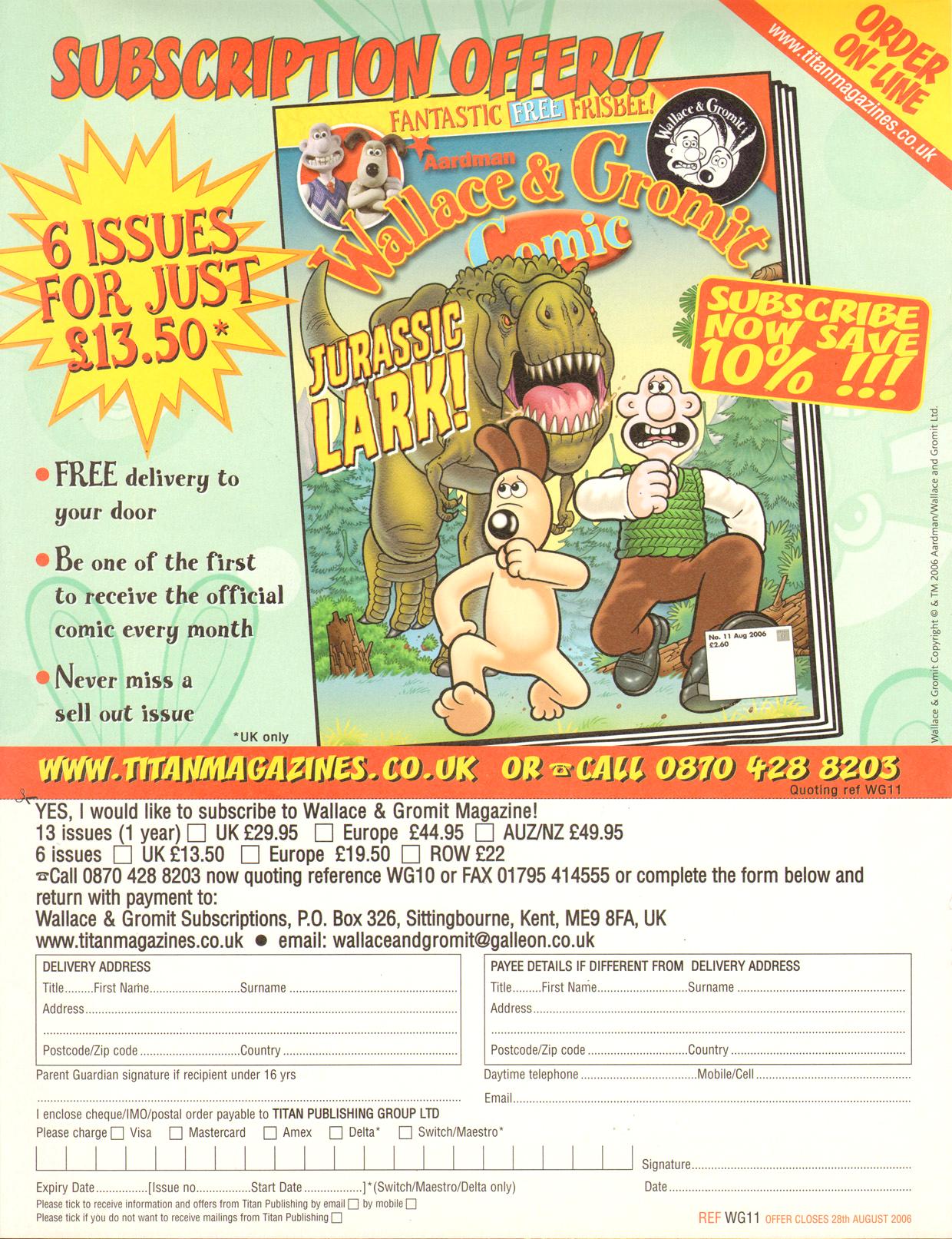 Read online Wallace & Gromit Comic comic -  Issue #11 - 22