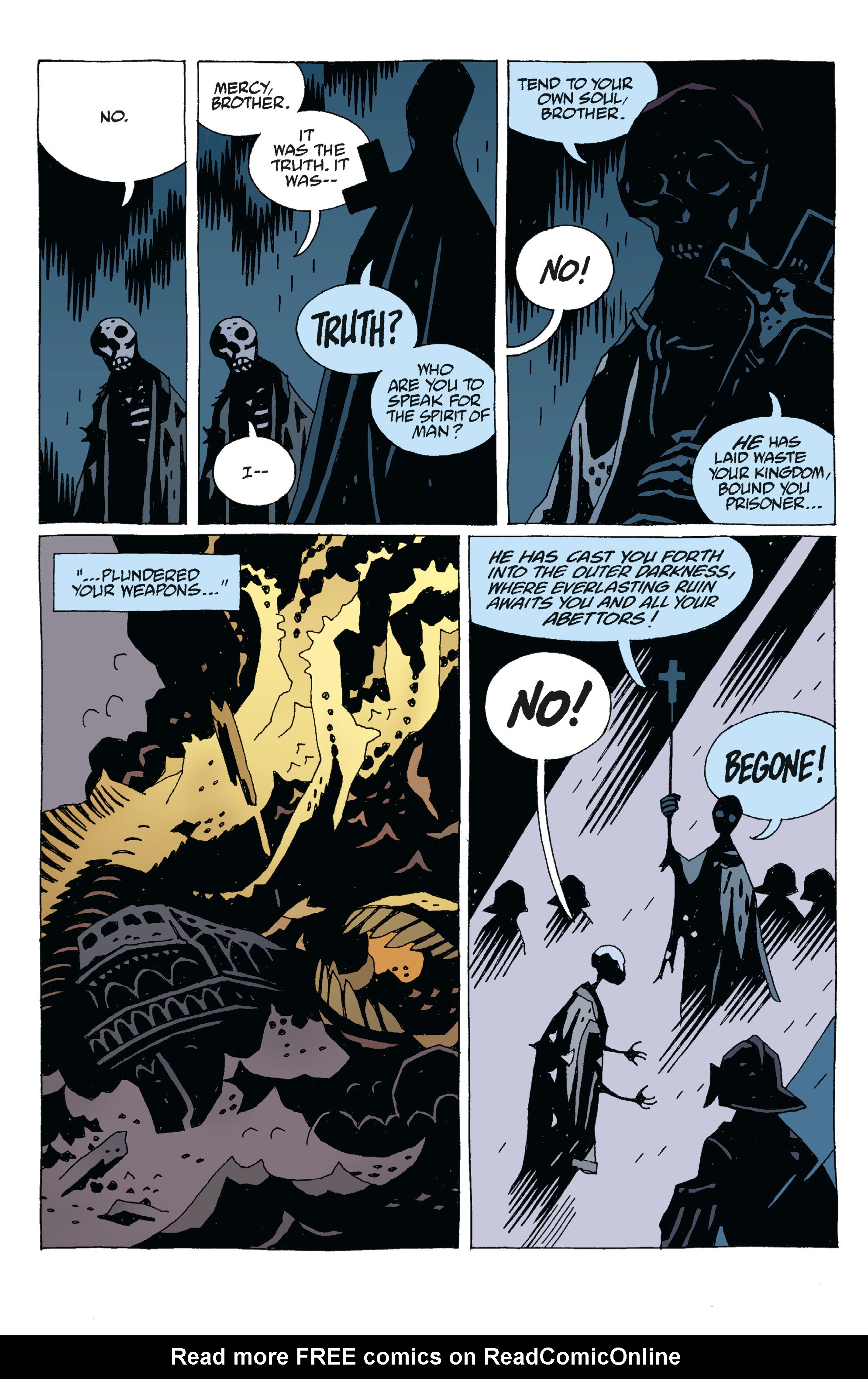 Read online Hellboy comic -  Issue #6 - 122