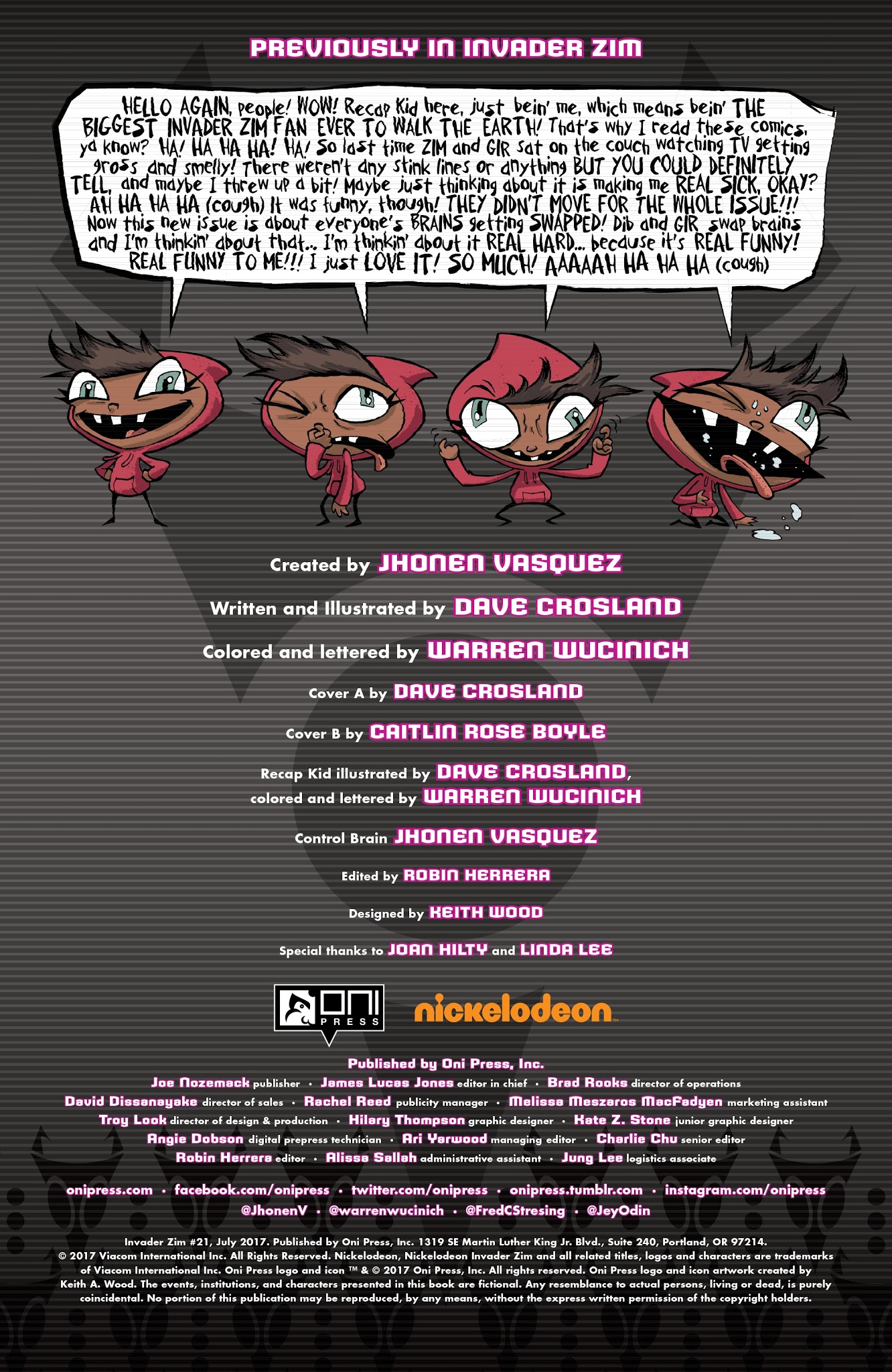 Read online Invader Zim comic -  Issue #21 - 2