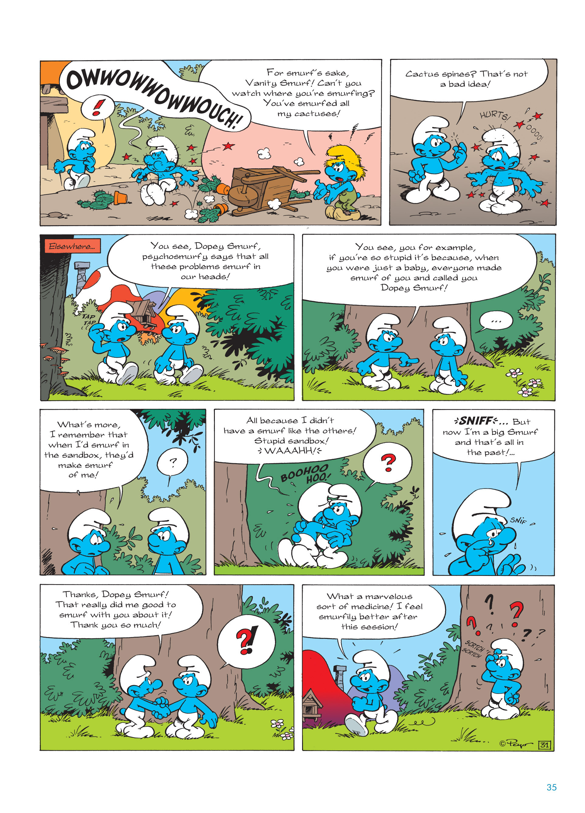 Read online The Smurfs comic -  Issue #20 - 35