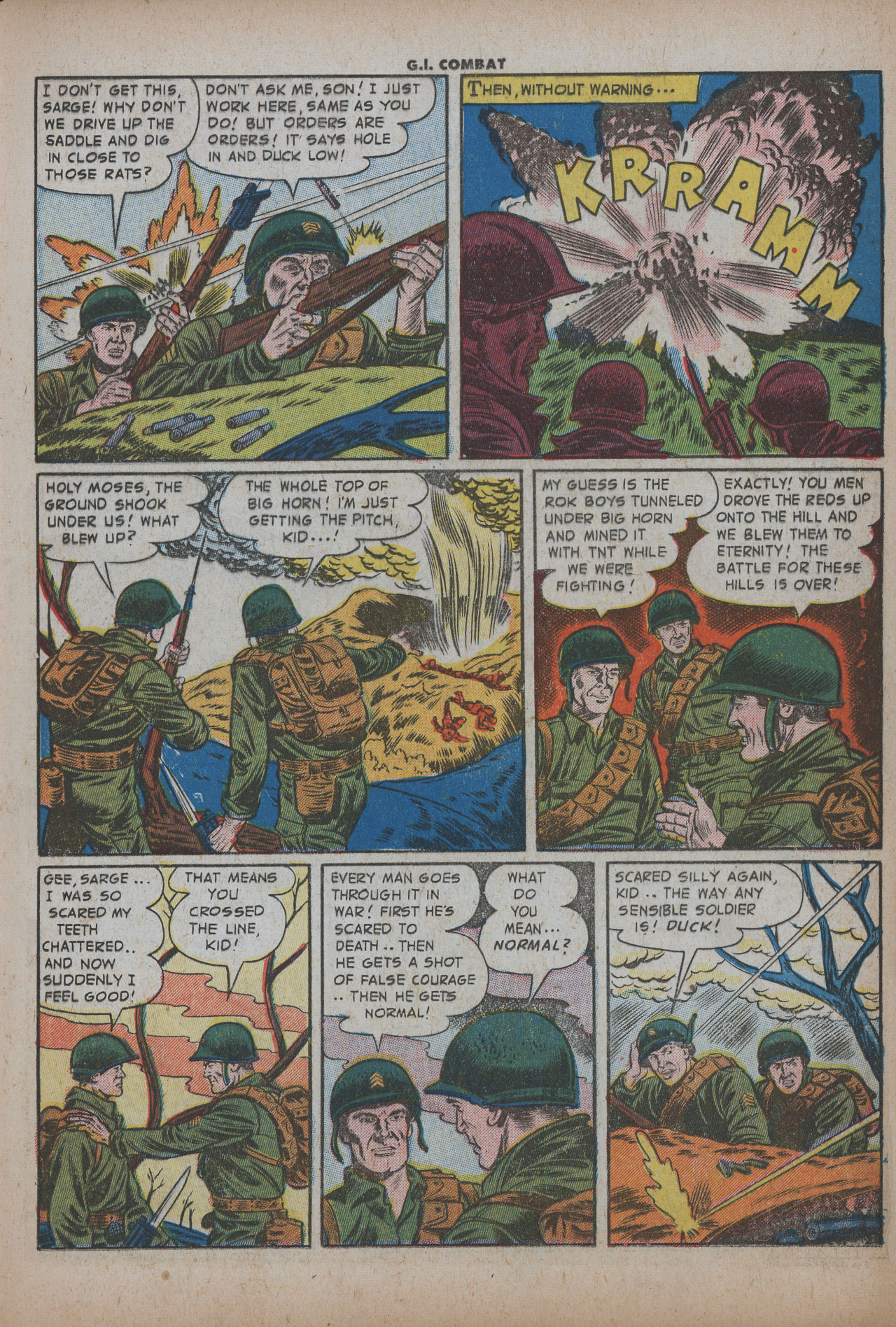 Read online G.I. Combat (1952) comic -  Issue #10 - 12