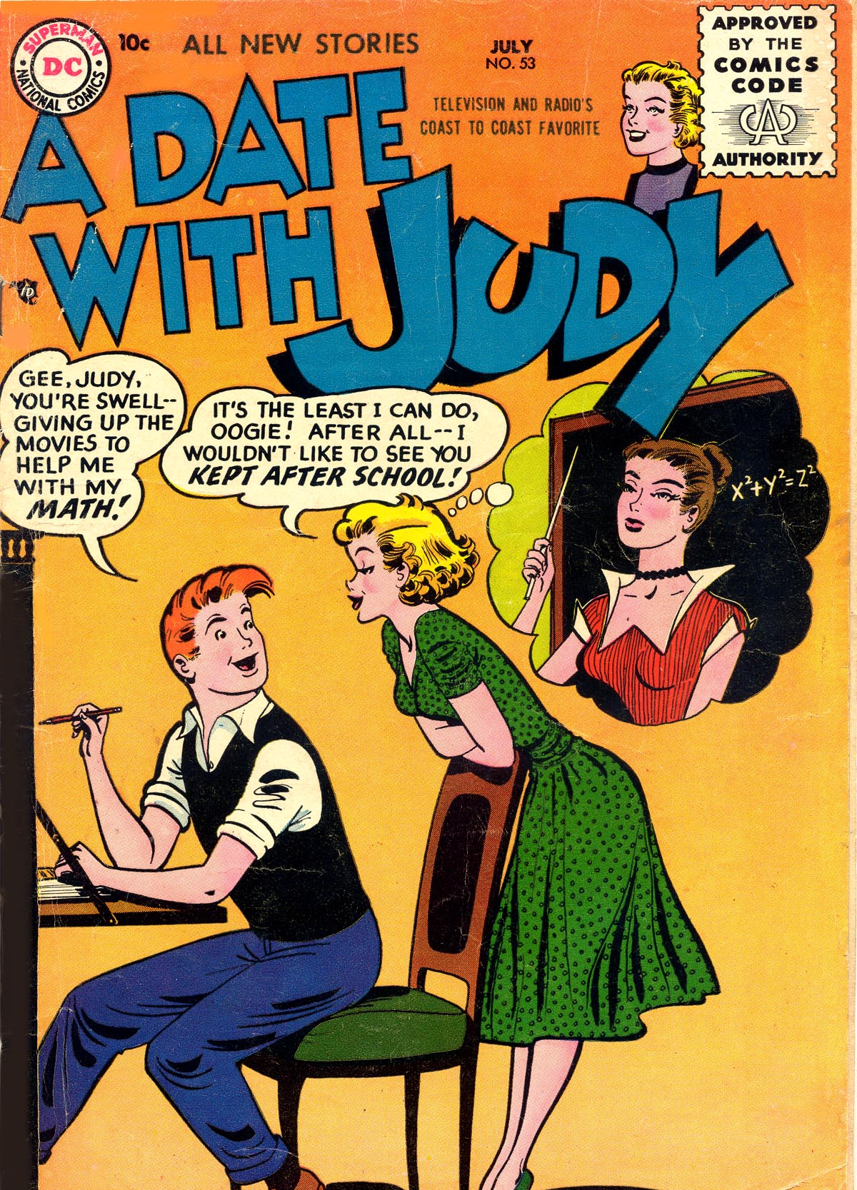Read online A Date with Judy comic -  Issue #53 - 1