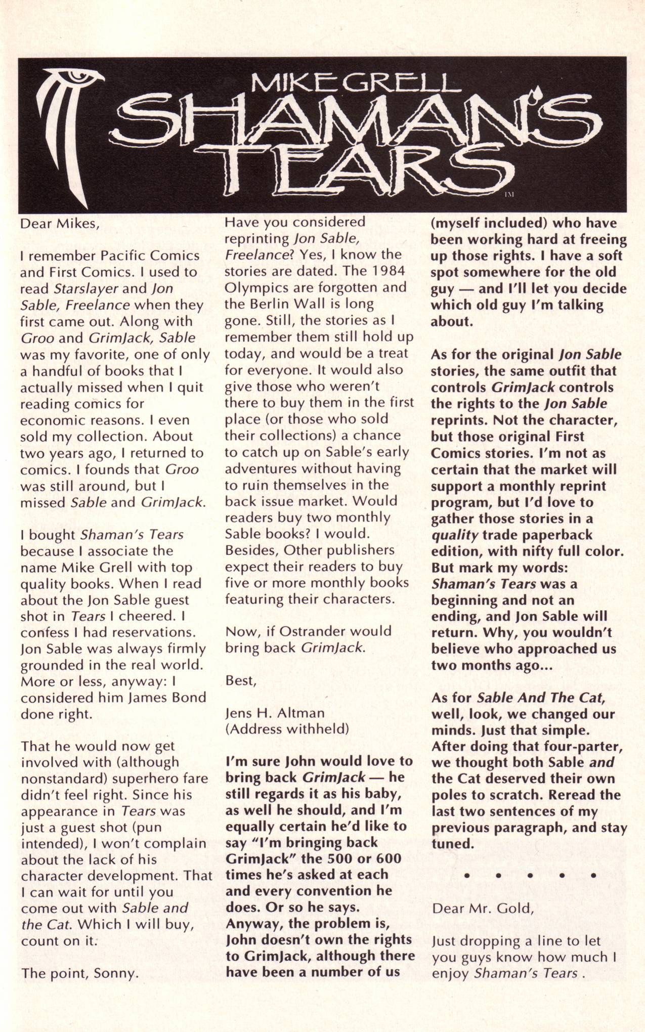 Read online Shaman's Tears comic -  Issue #12 - 21