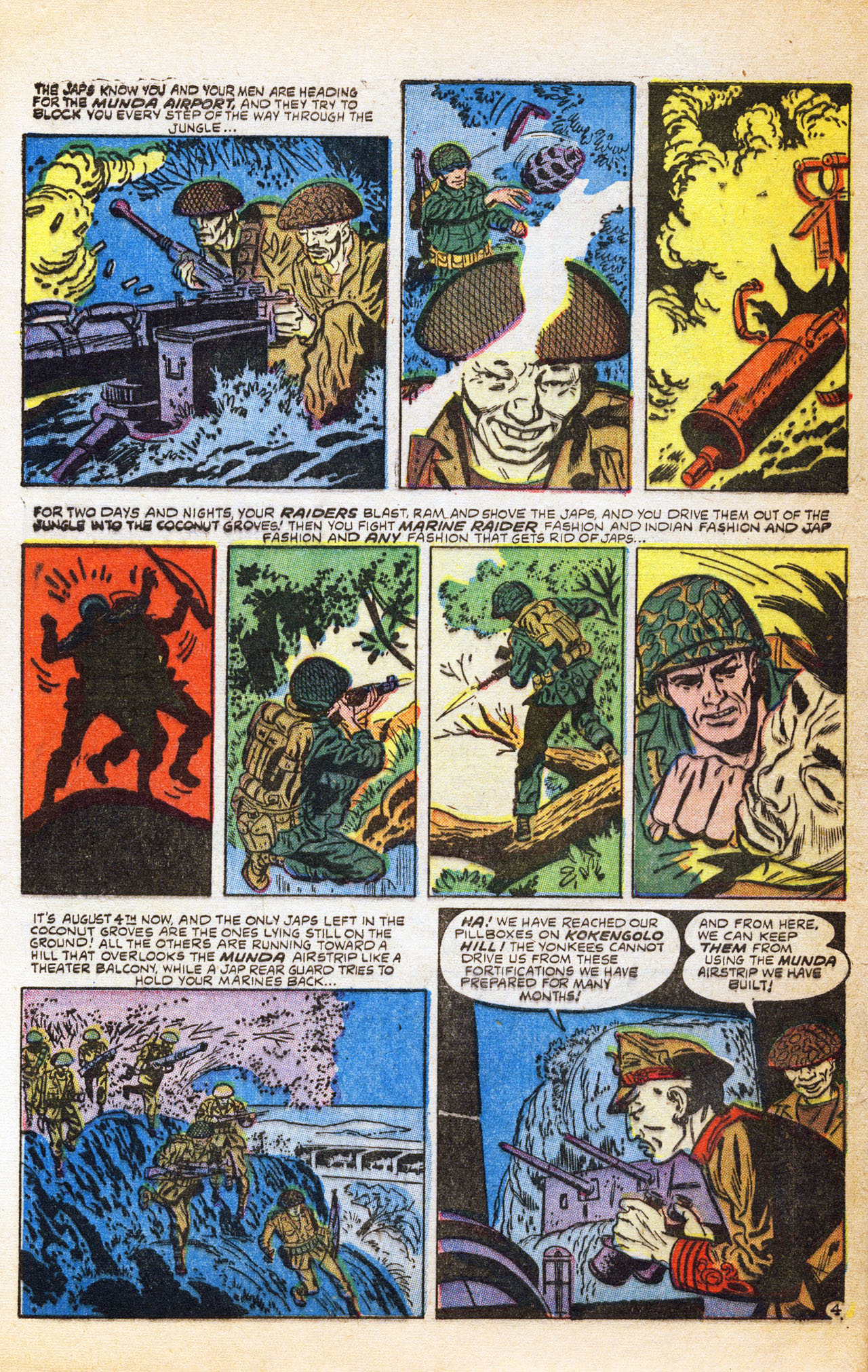 Read online Marines in Battle comic -  Issue #8 - 31