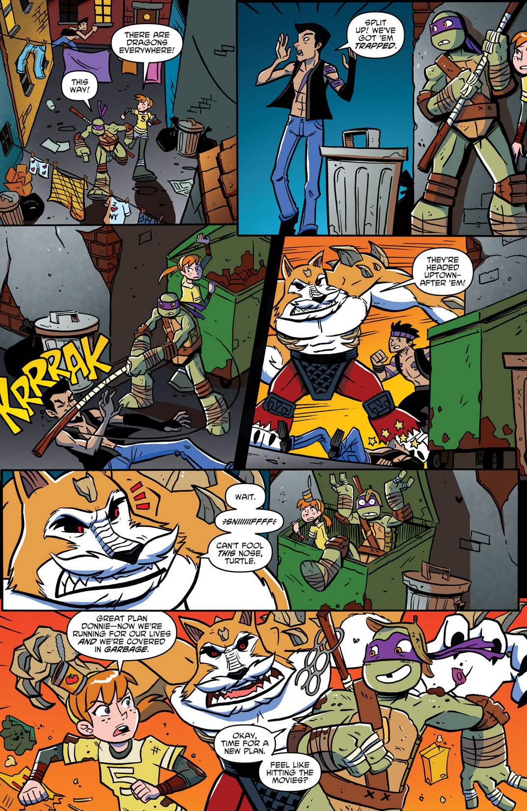 Read online Teenage Mutant Ninja Turtles New Animated Adventures comic -  Issue #7 - 13