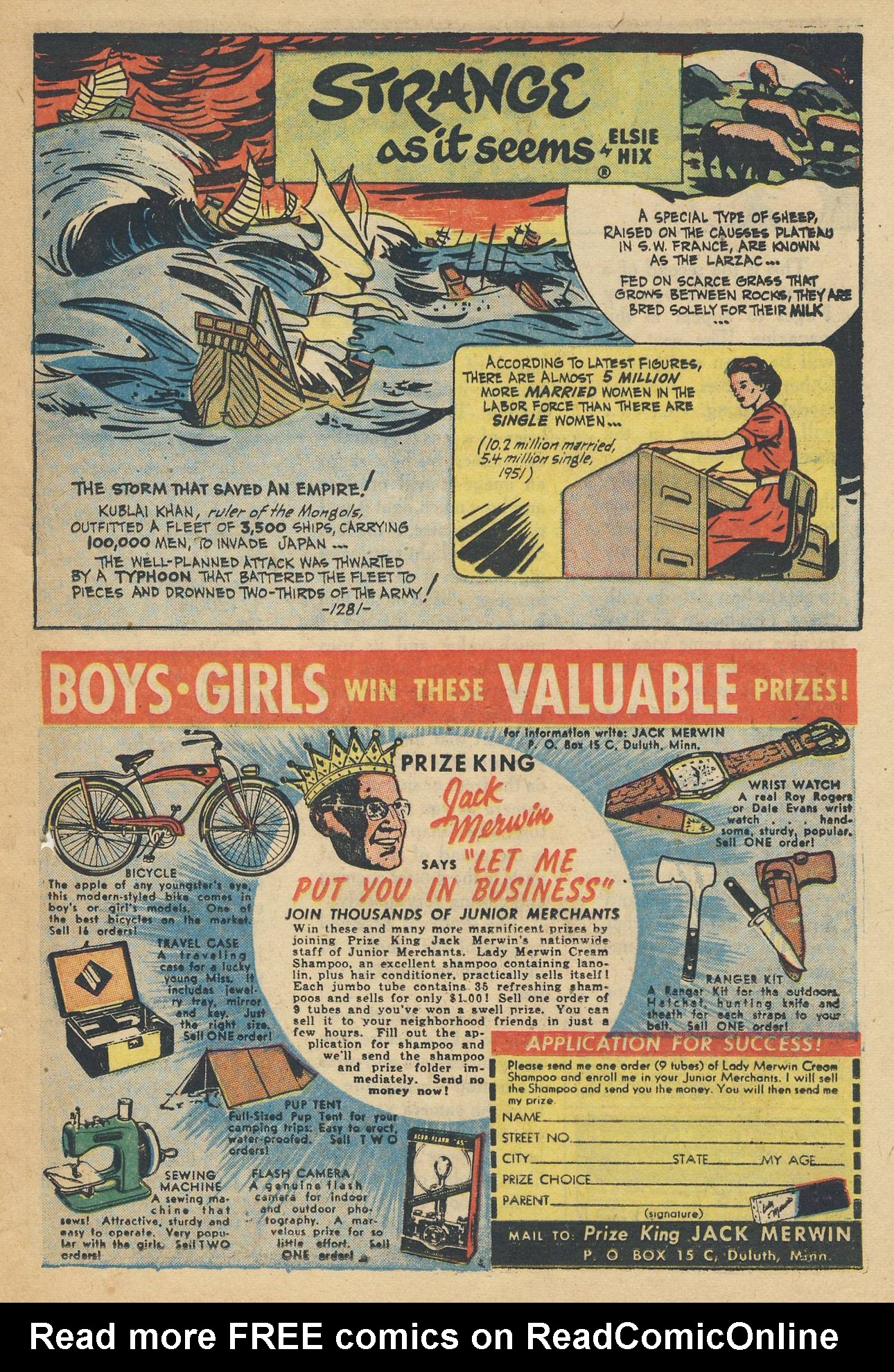Read online Fritzi Ritz (1953) comic -  Issue #36 - 23