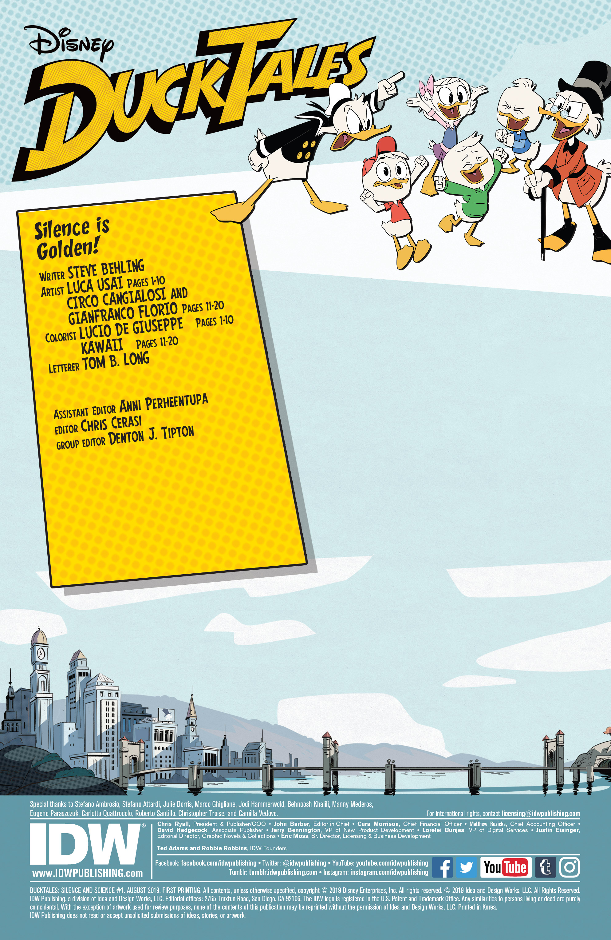 Read online DuckTales: Silence and Science comic -  Issue #1 - 2