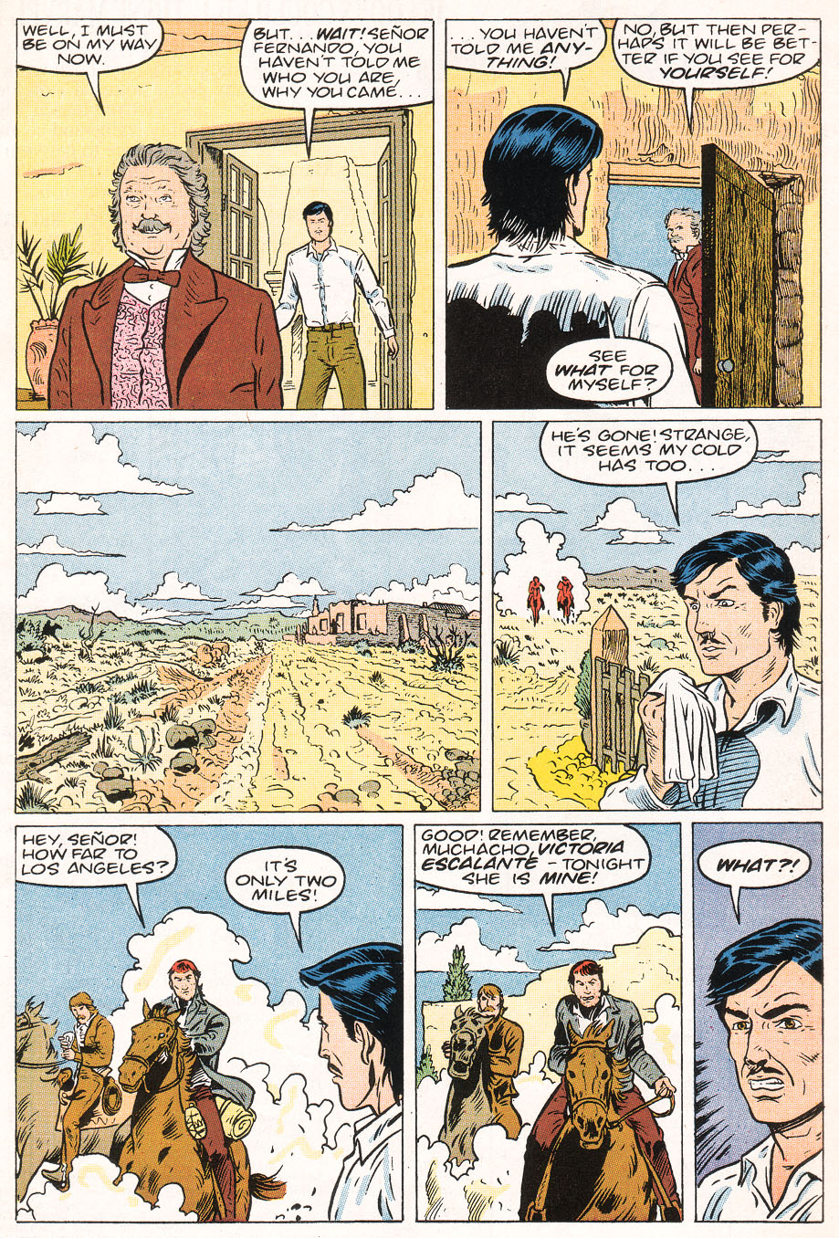 Read online Zorro (1990) comic -  Issue #12 - 13