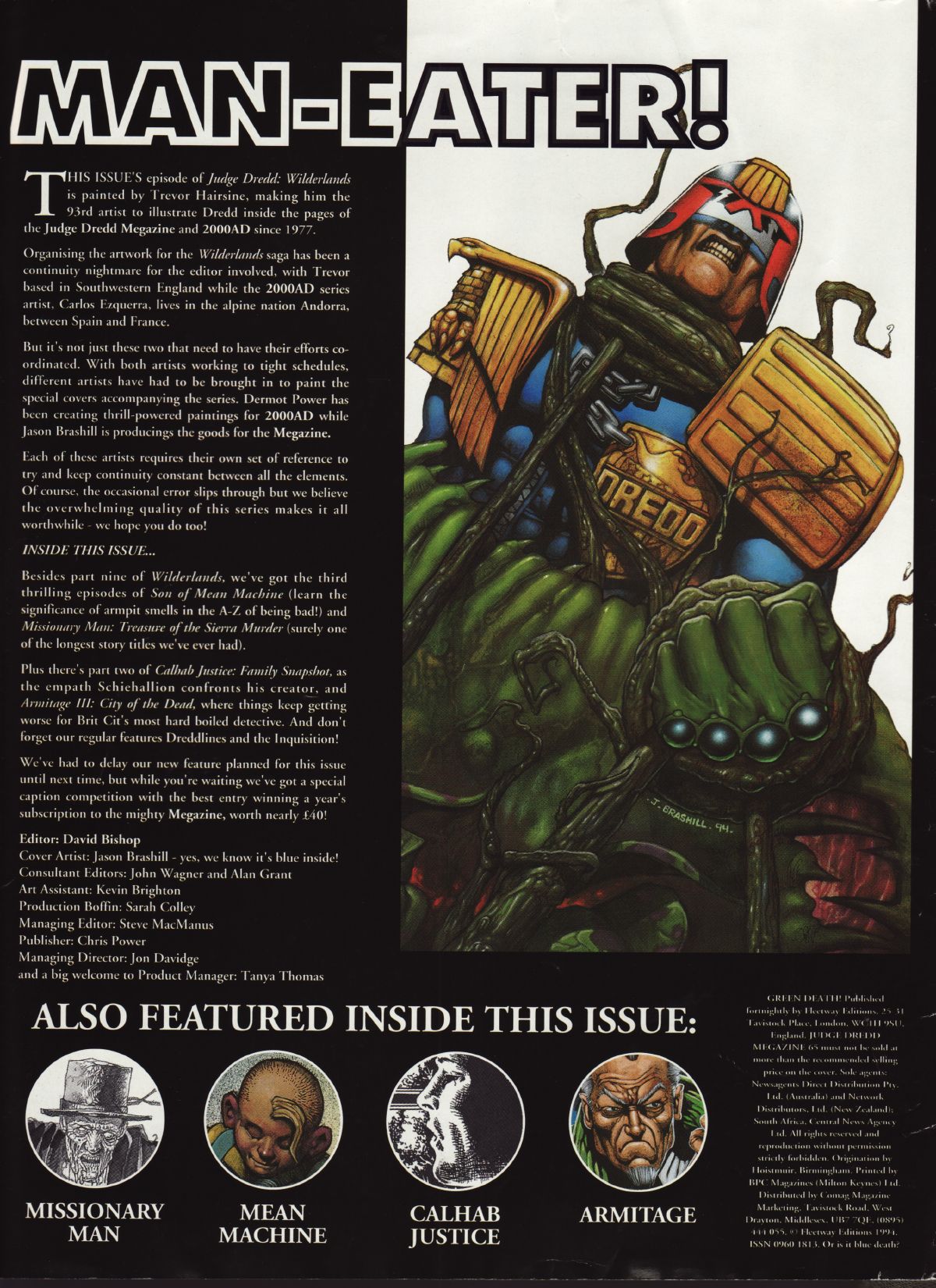 Read online Judge Dredd: The Megazine (vol. 2) comic -  Issue #65 - 2