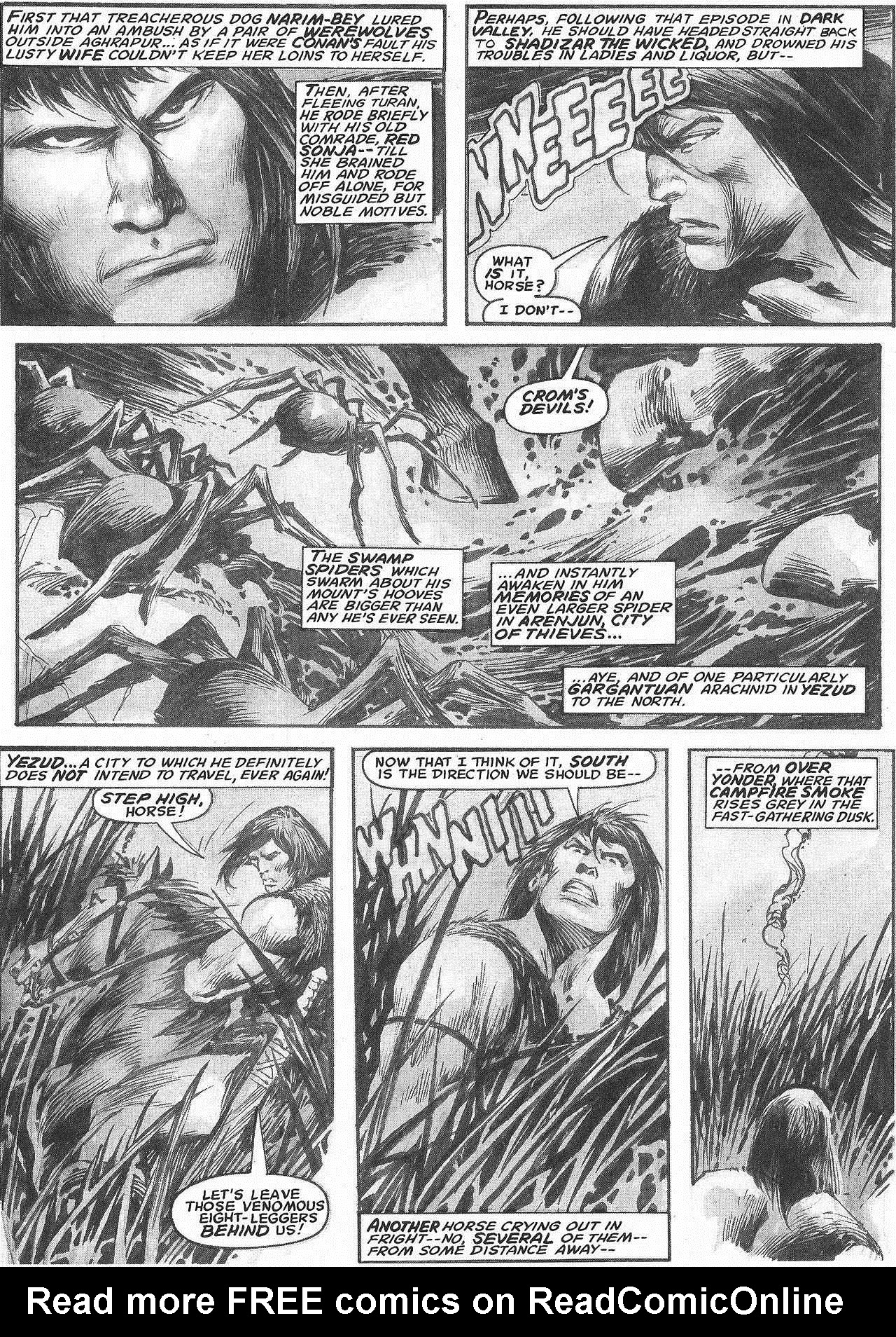 Read online The Savage Sword Of Conan comic -  Issue #207 - 11