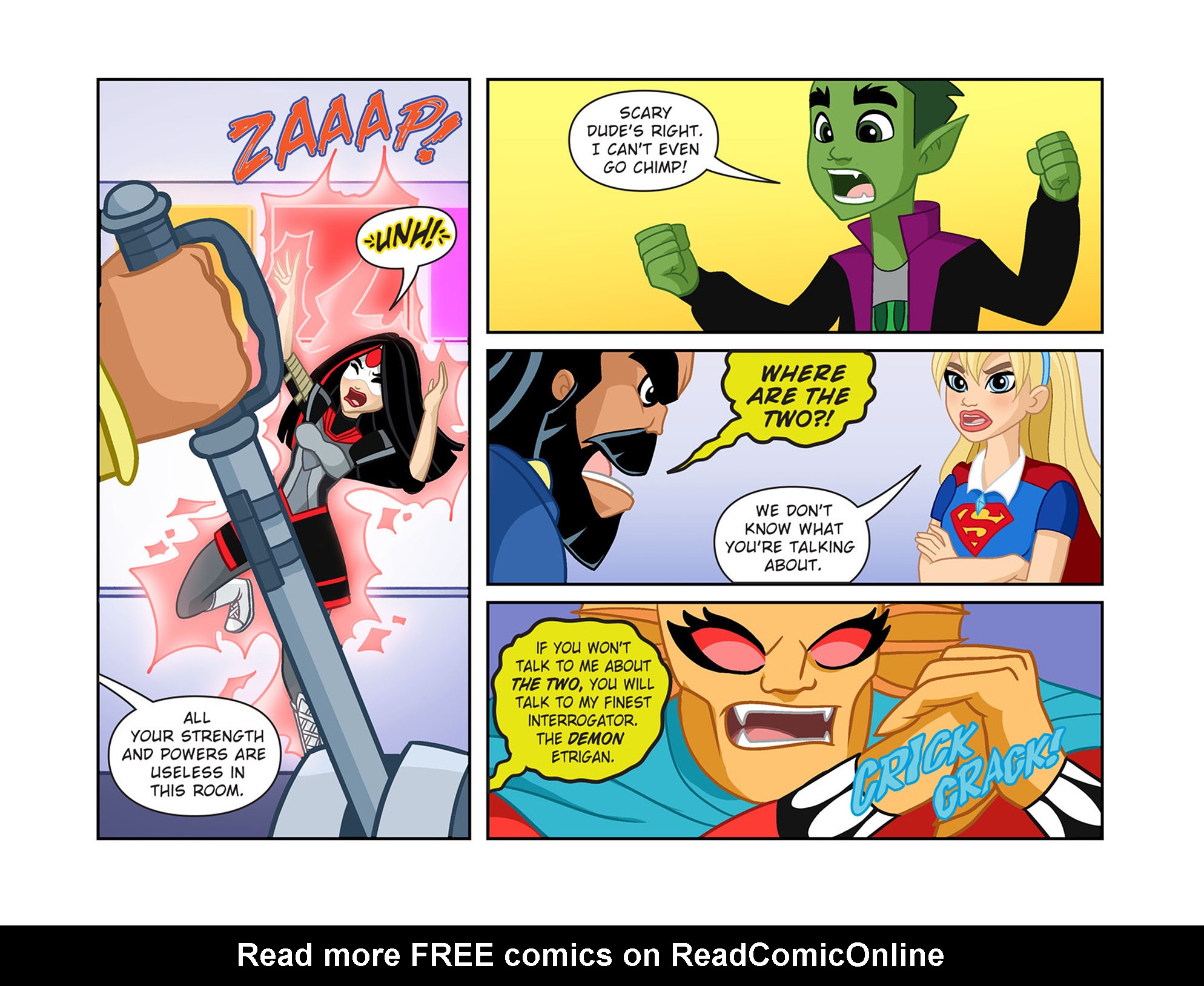 Read online DC Super Hero Girls: Past Times at Super Hero High comic -  Issue #6 - 6
