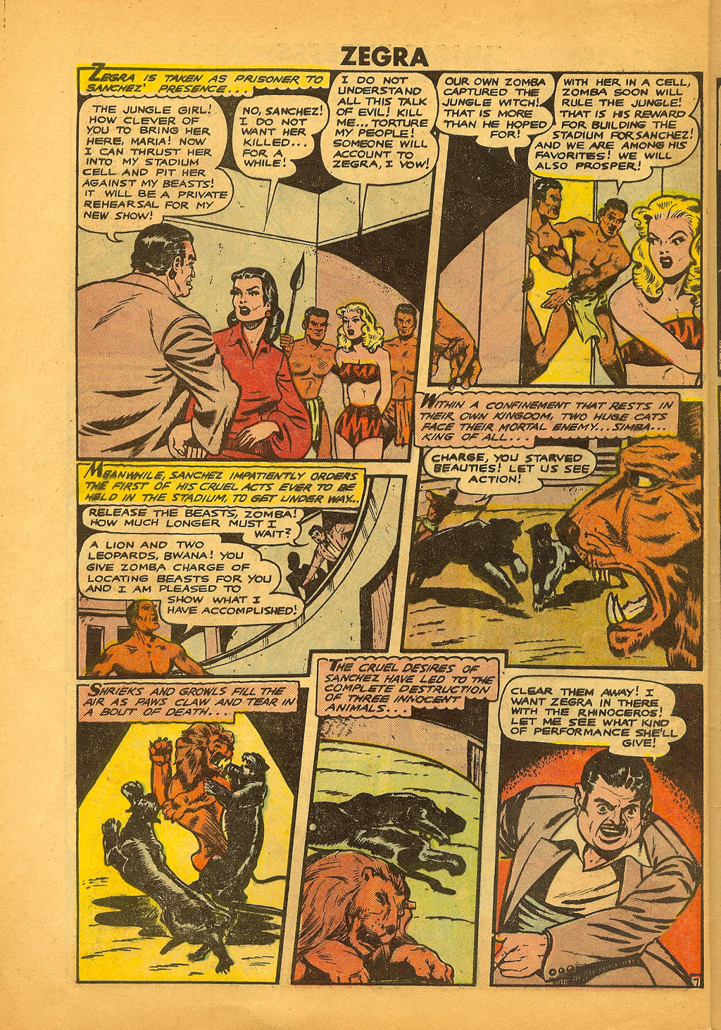 Read online Zegra, Jungle Empress comic -  Issue #4 - 8