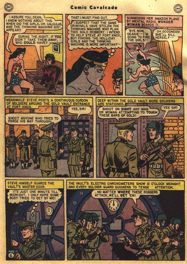 Read online Comic Cavalcade comic -  Issue #29 - 8