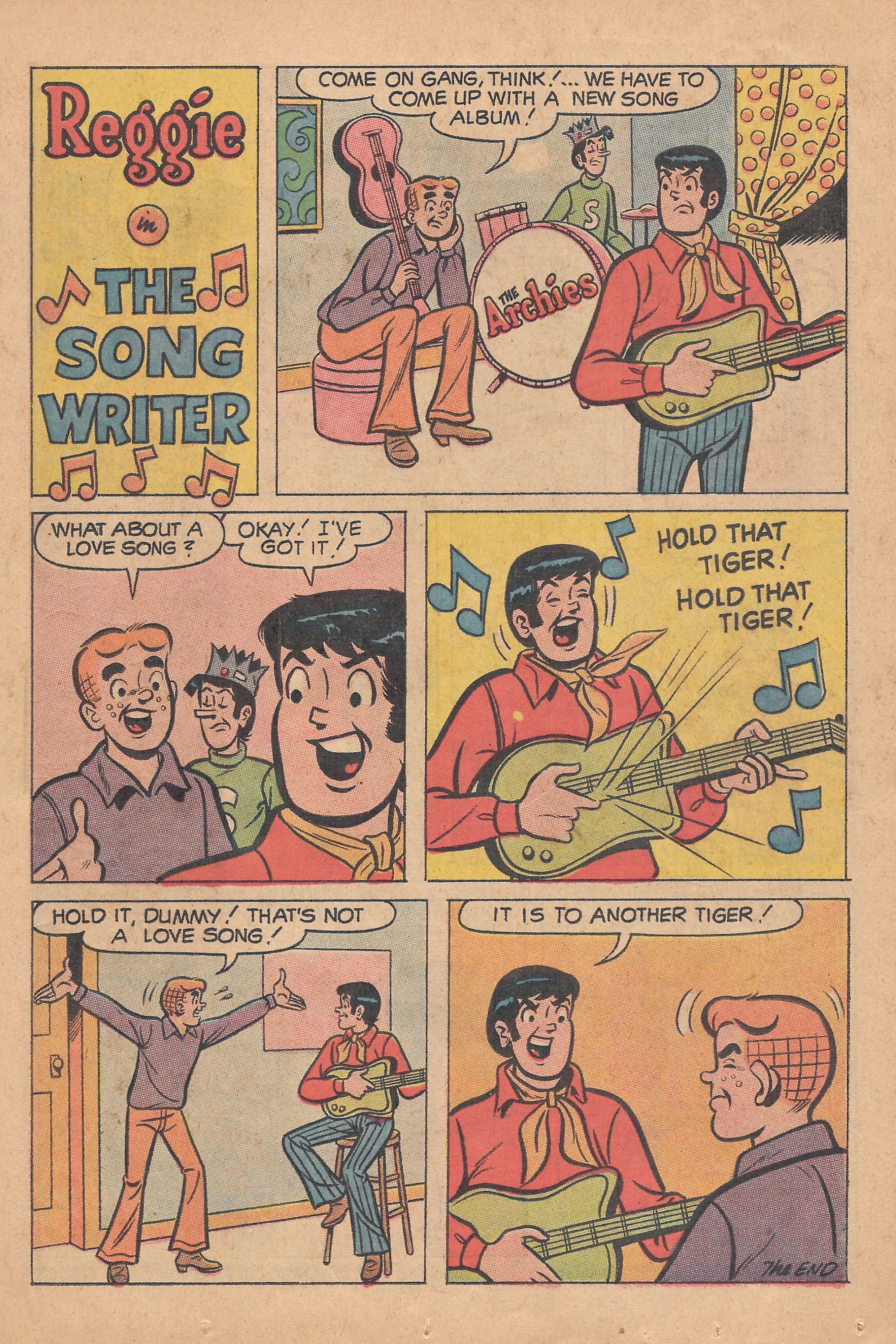 Read online Reggie's Wise Guy Jokes comic -  Issue #12 - 13