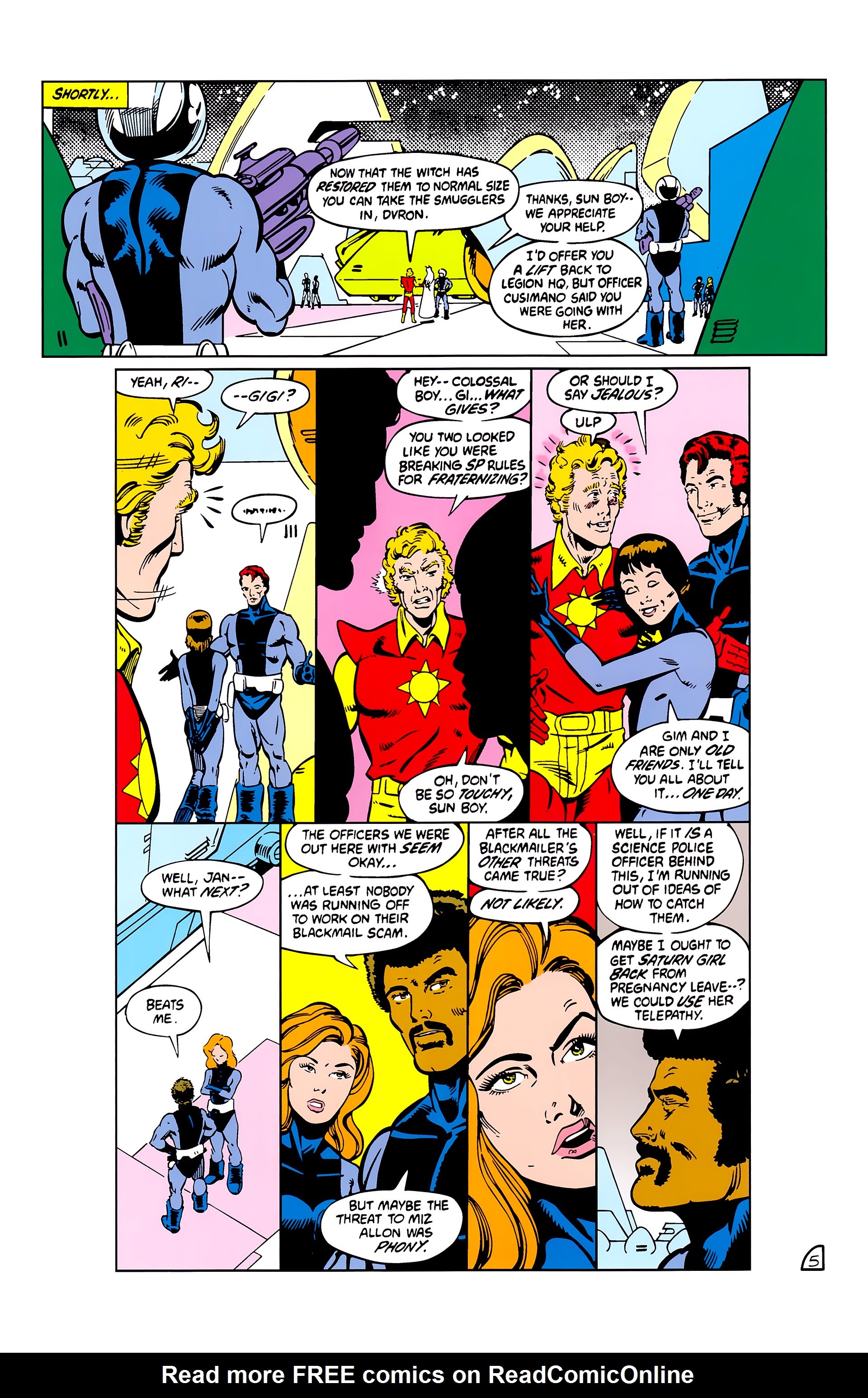 Read online Legion of Super-Heroes (1980) comic -  Issue #313 - 6