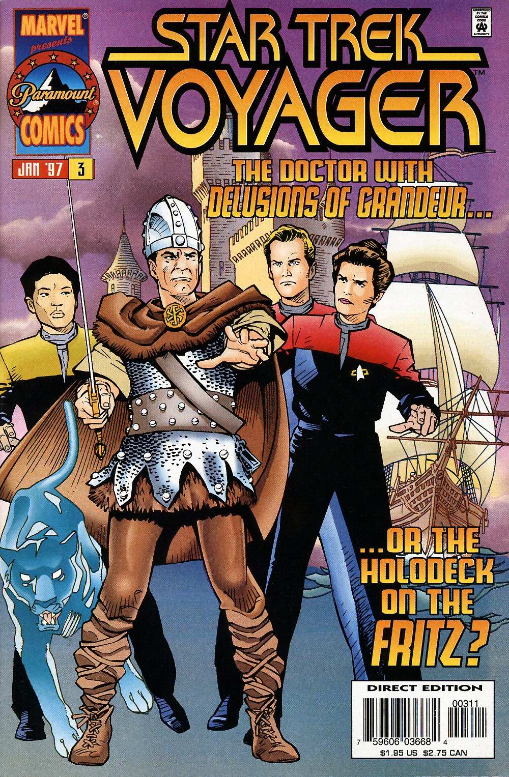 Read online Star Trek: Voyager comic -  Issue #3 - 1