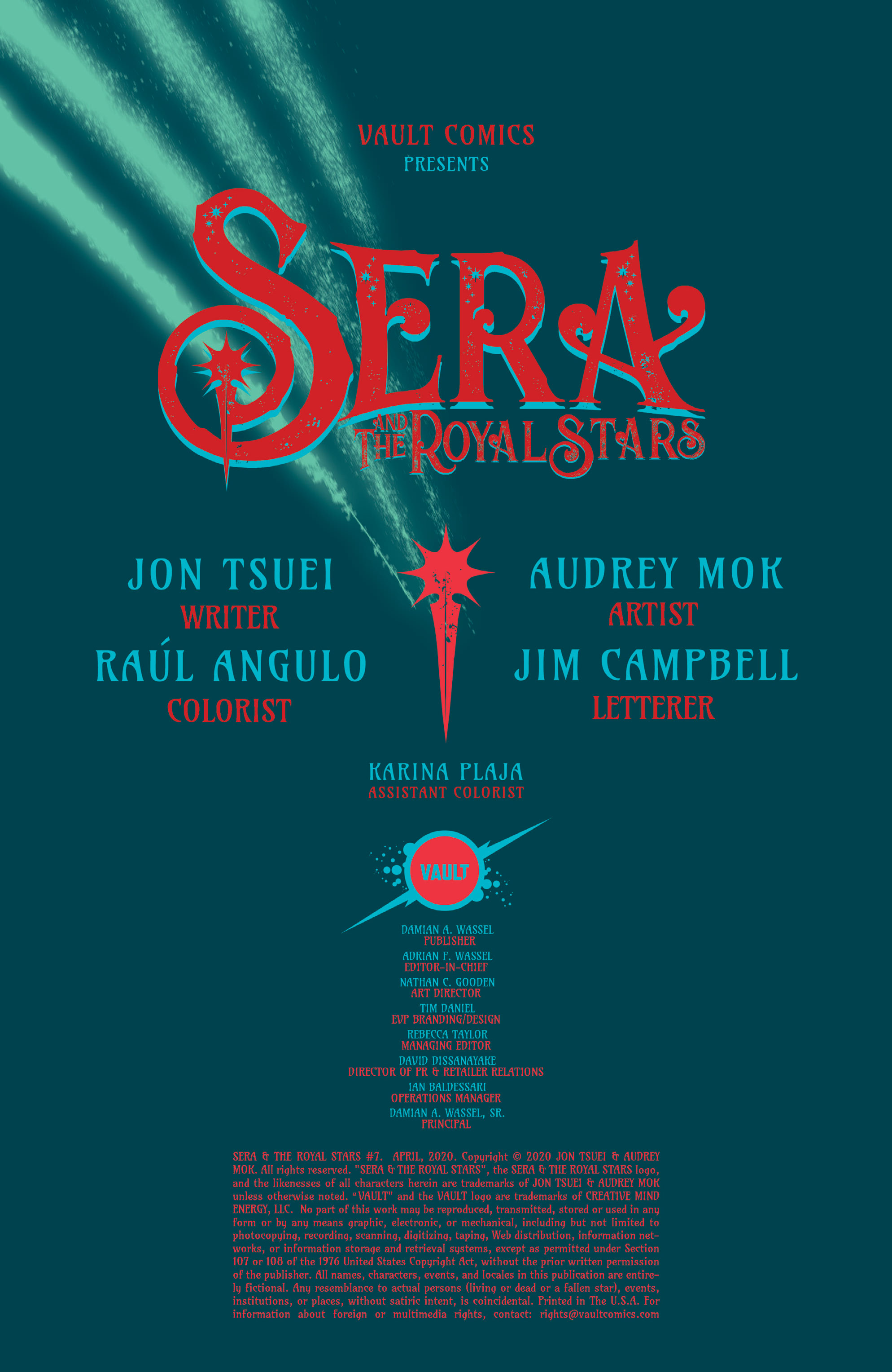 Read online Sera & the Royal Stars comic -  Issue #7 - 2