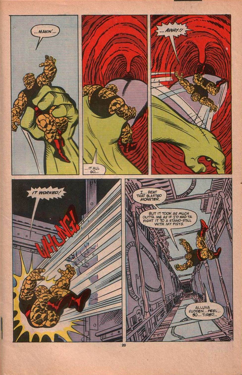 Read online The Thing comic -  Issue #21 - 21