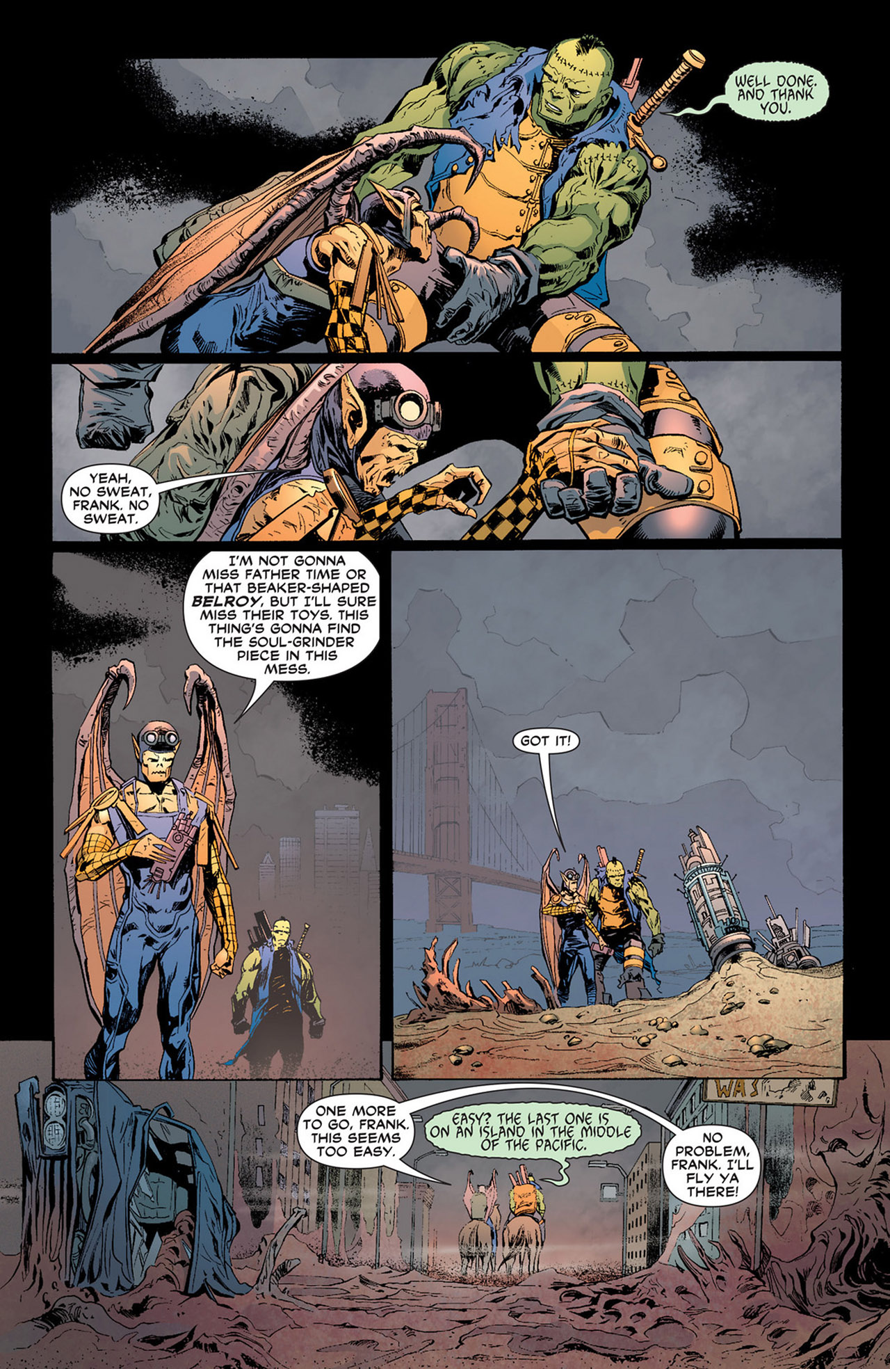 Read online Frankenstein, Agent of S.H.A.D.E. comic -  Issue #14 - 14