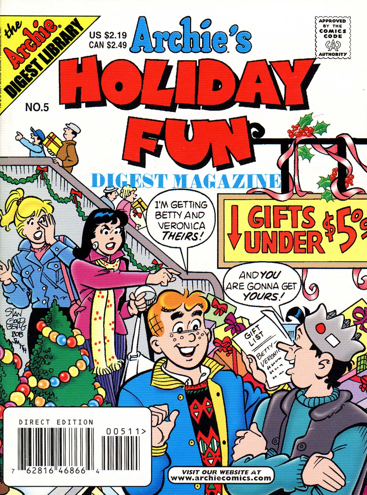 Read online Archie's Holiday Fun Digest comic -  Issue #5 - 1