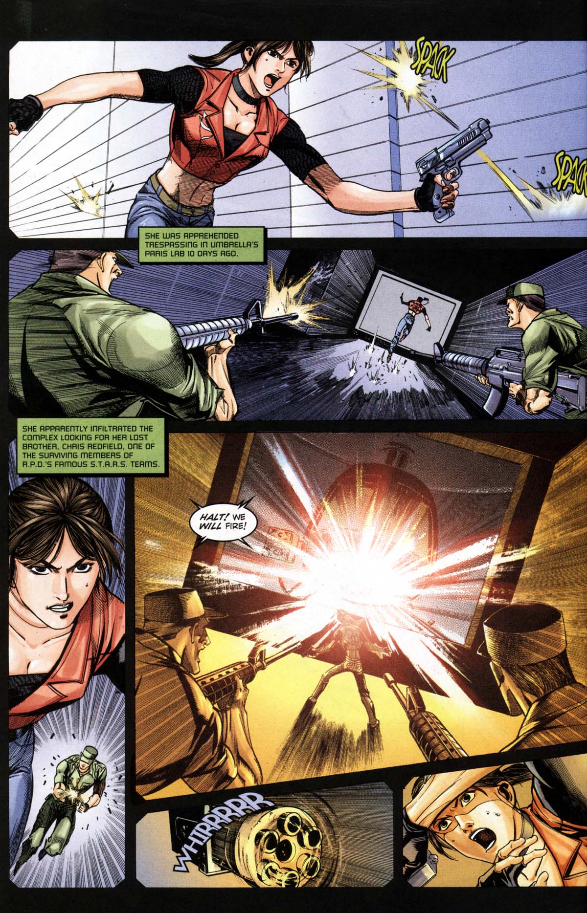 Read online Resident Evil Code: Veronica comic -  Issue #1 - 7