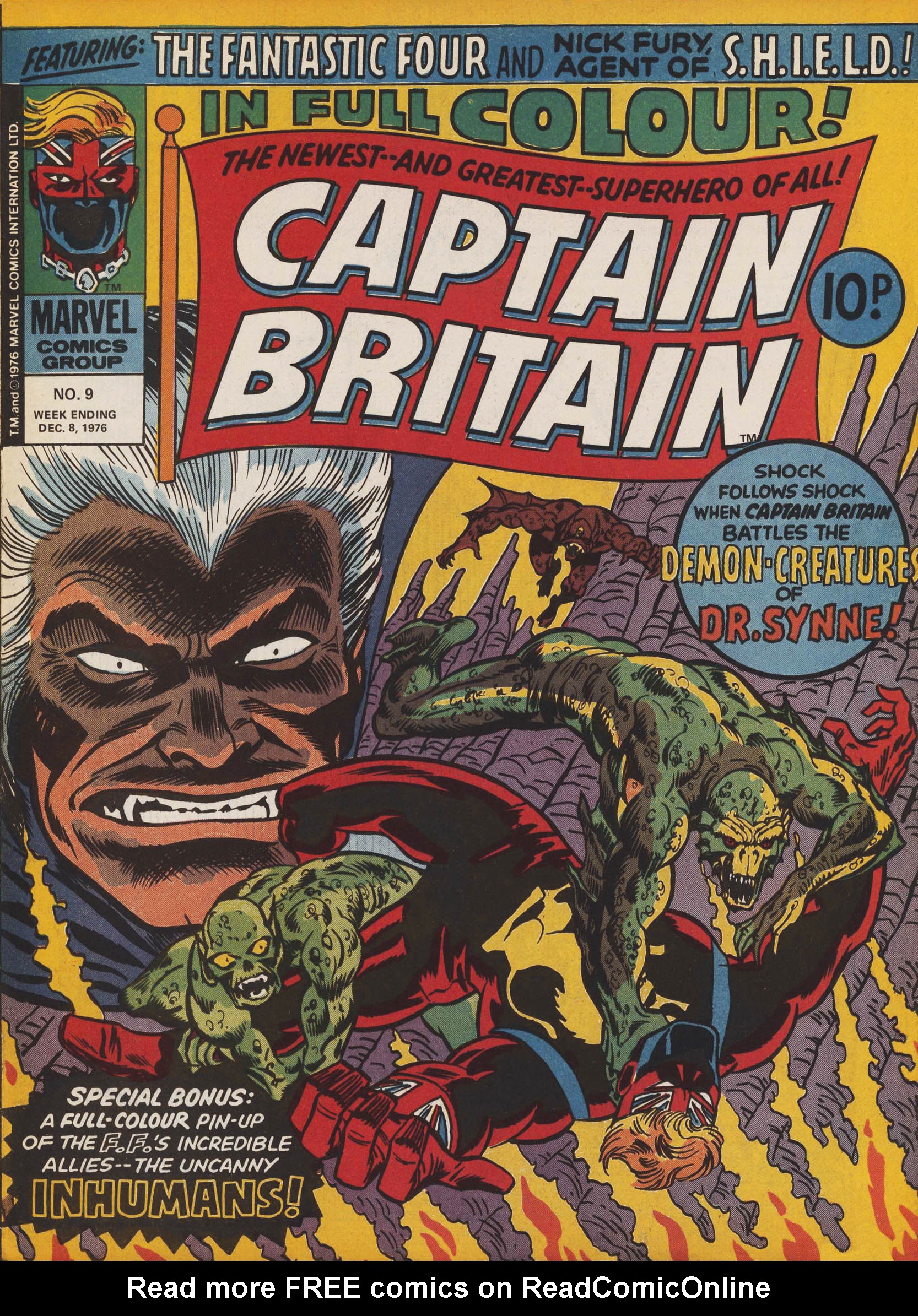 Read online Captain Britain (1976) comic -  Issue #9 - 1