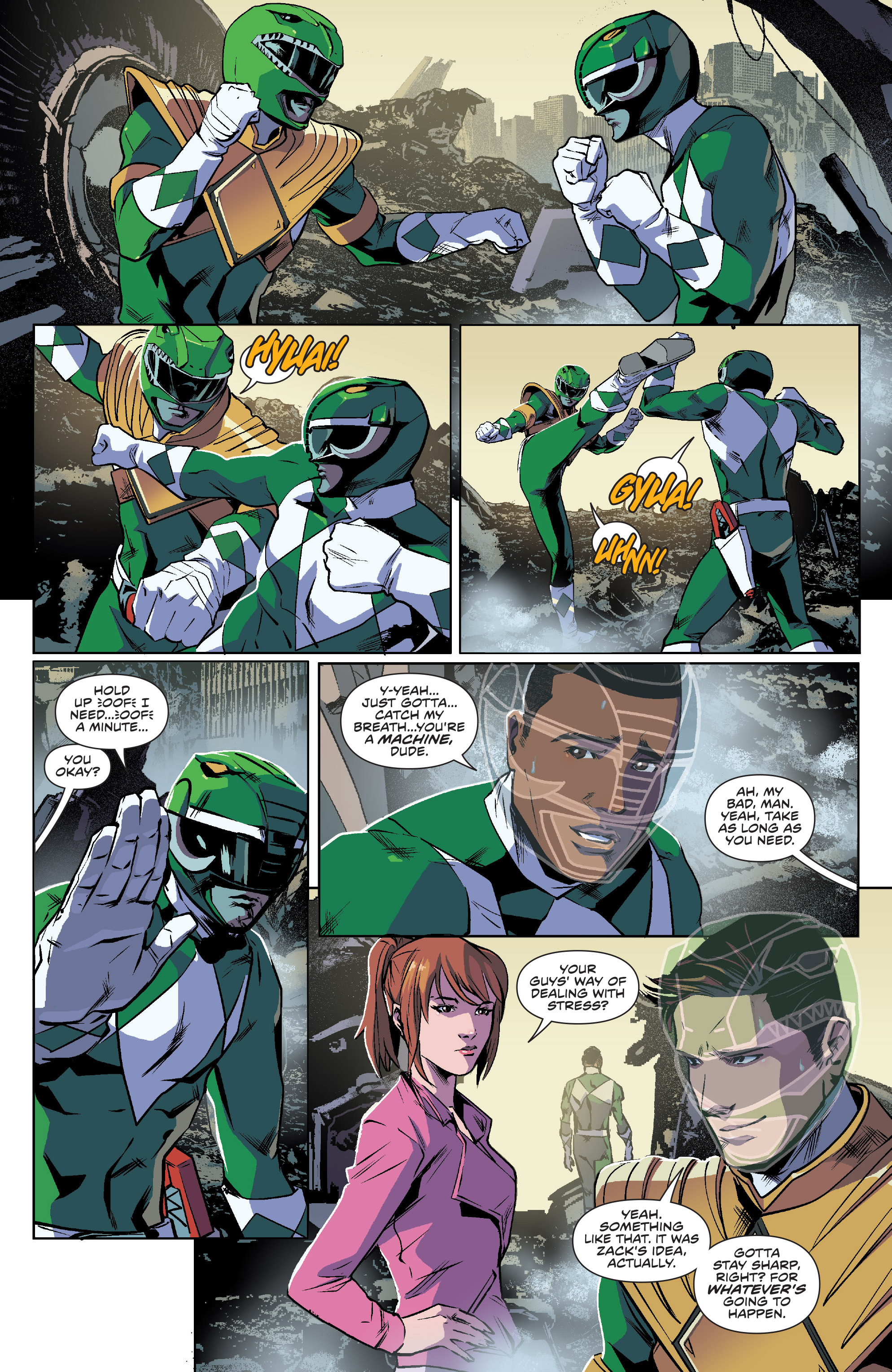 Read online Mighty Morphin Power Rangers comic -  Issue #13 - 14