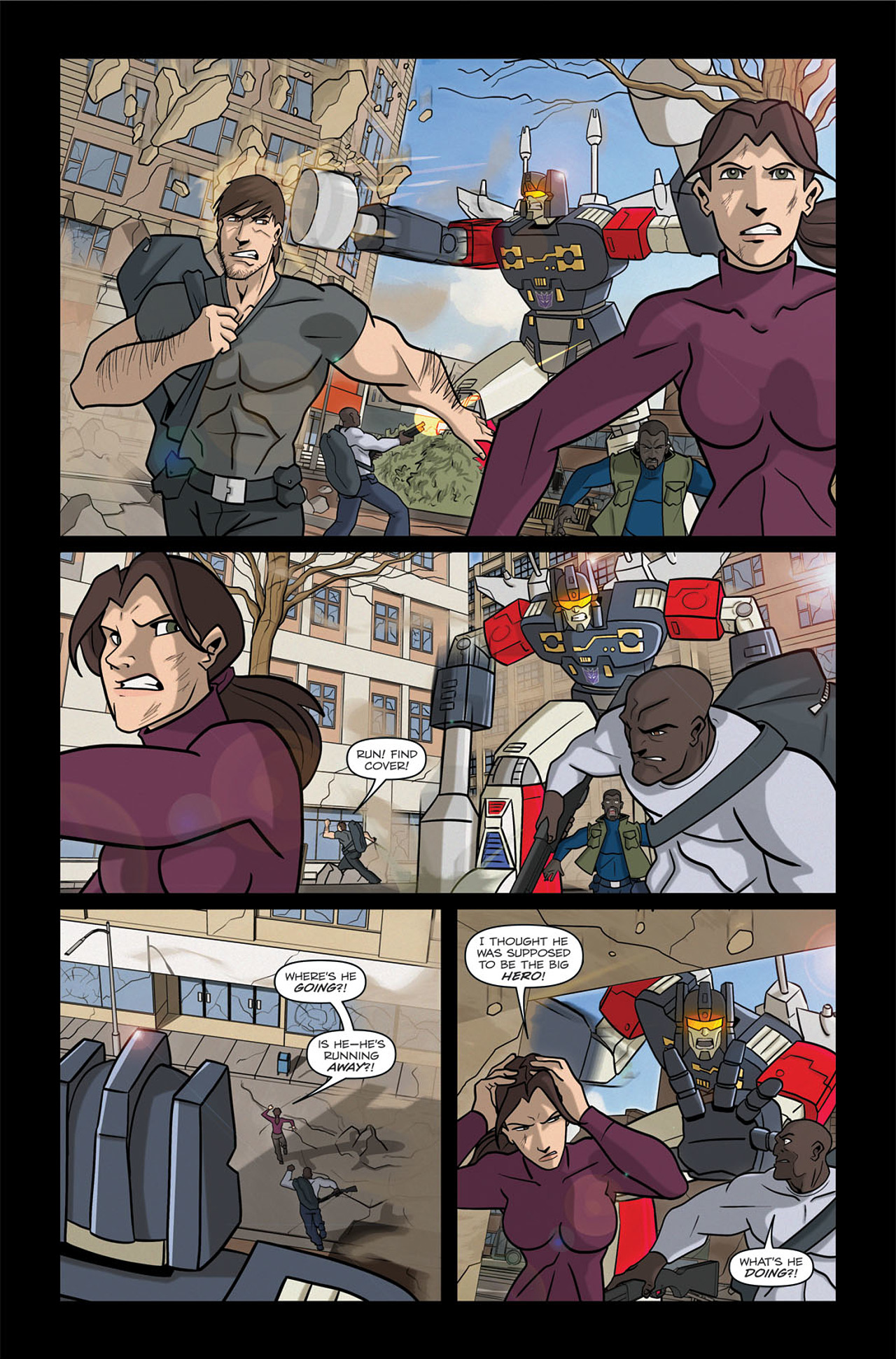 Read online The Transformers: All Hail Megatron comic -  Issue #9 - 15