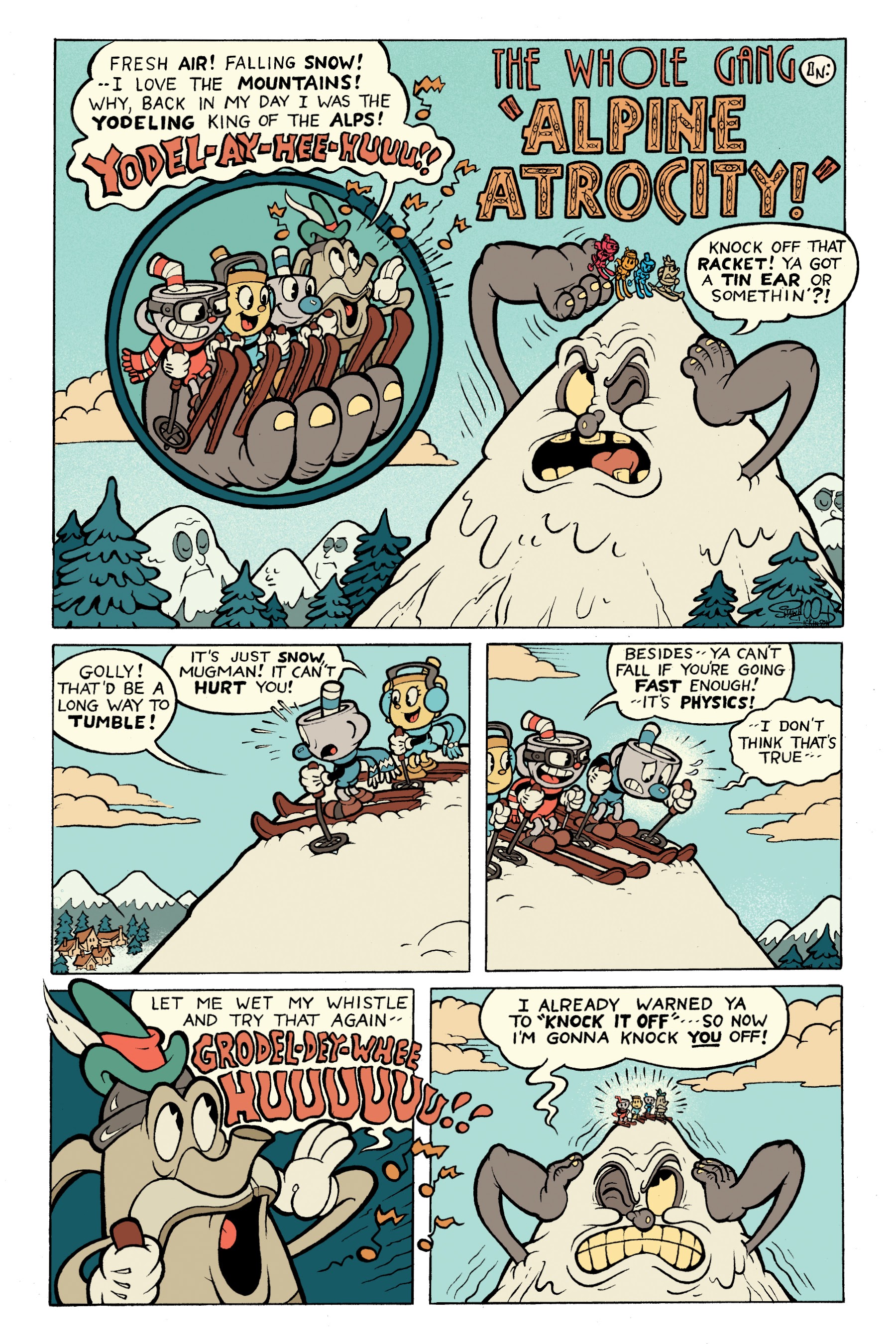 Read online Cuphead: Comic Capers & Curios comic -  Issue # TPB - 19