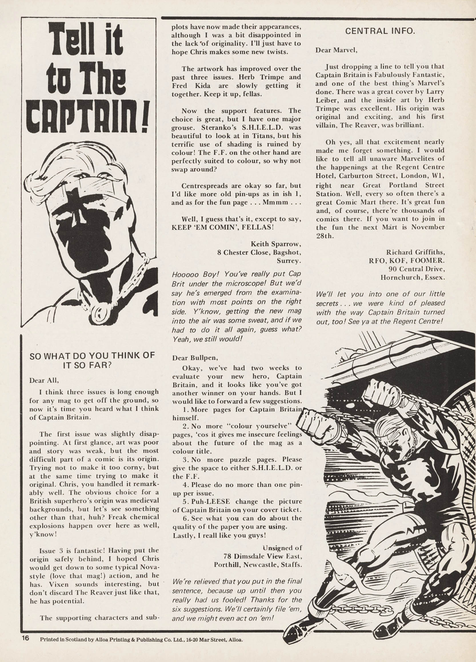 Read online Captain Britain (1976) comic -  Issue #11 - 16