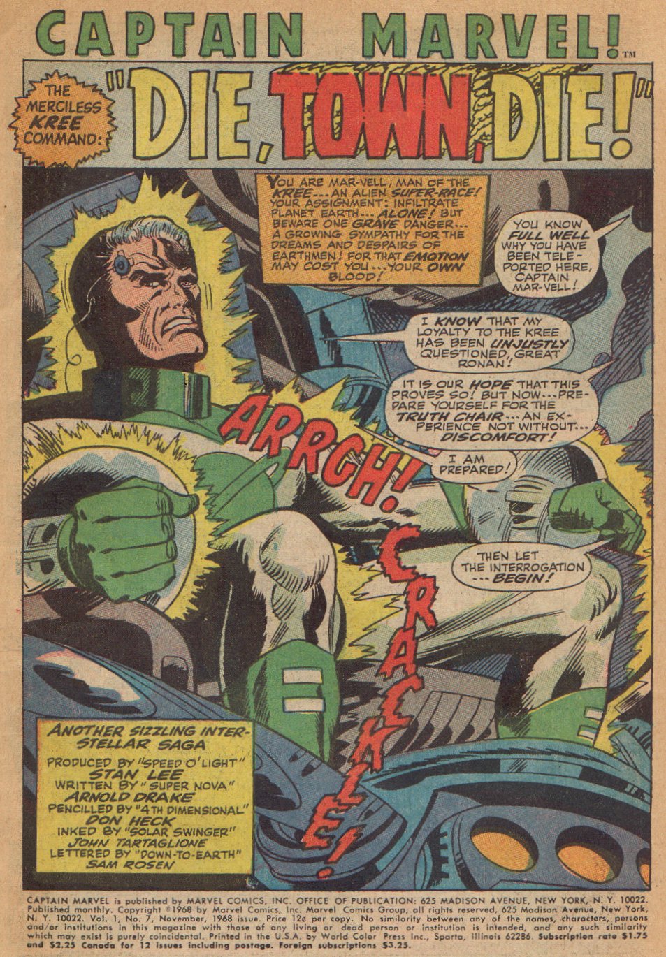 Captain Marvel (1968) Issue #7 #7 - English 2 Captain Marvel (1968) Issue #7 #7 - English 2