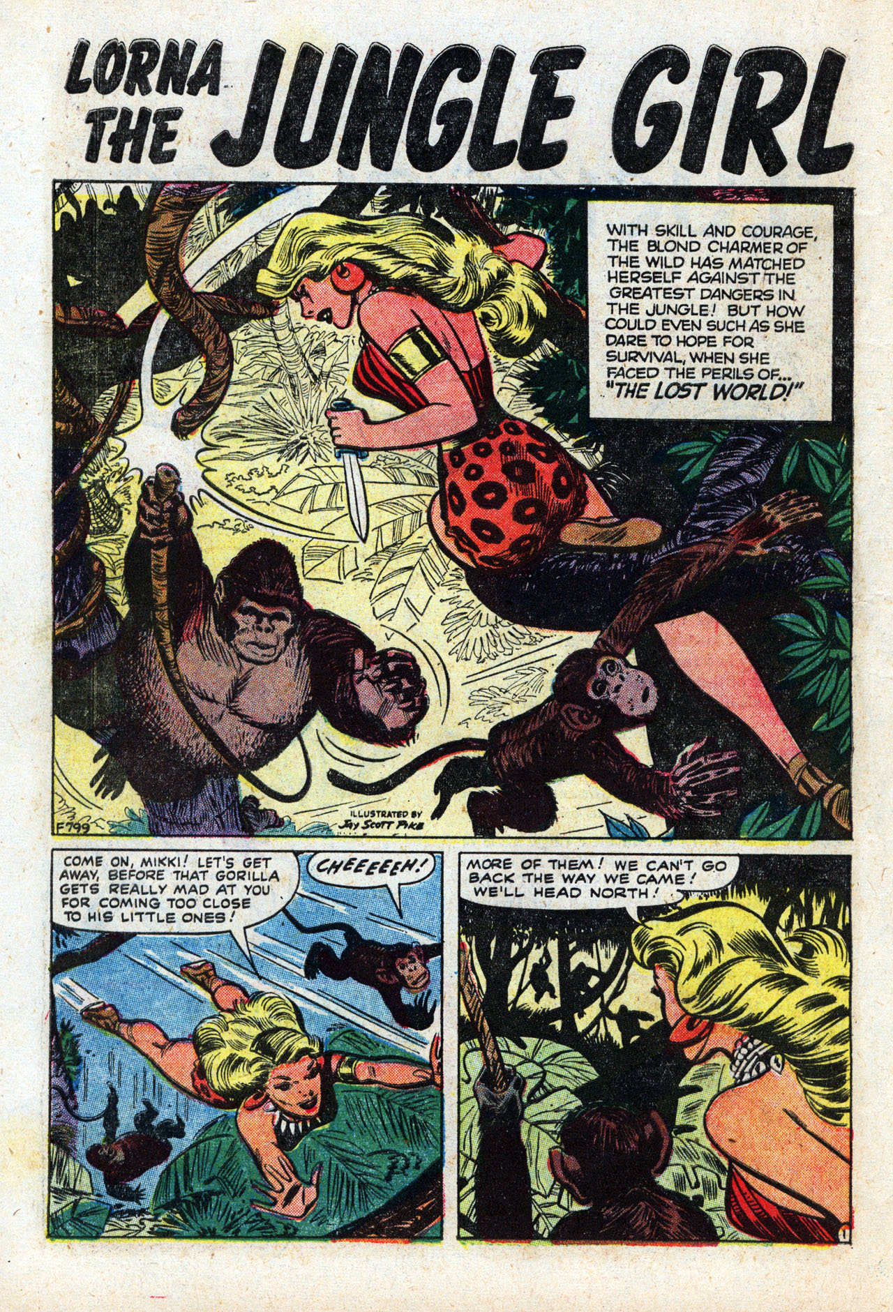 Read online Lorna, The Jungle Girl comic -  Issue #13 - 10