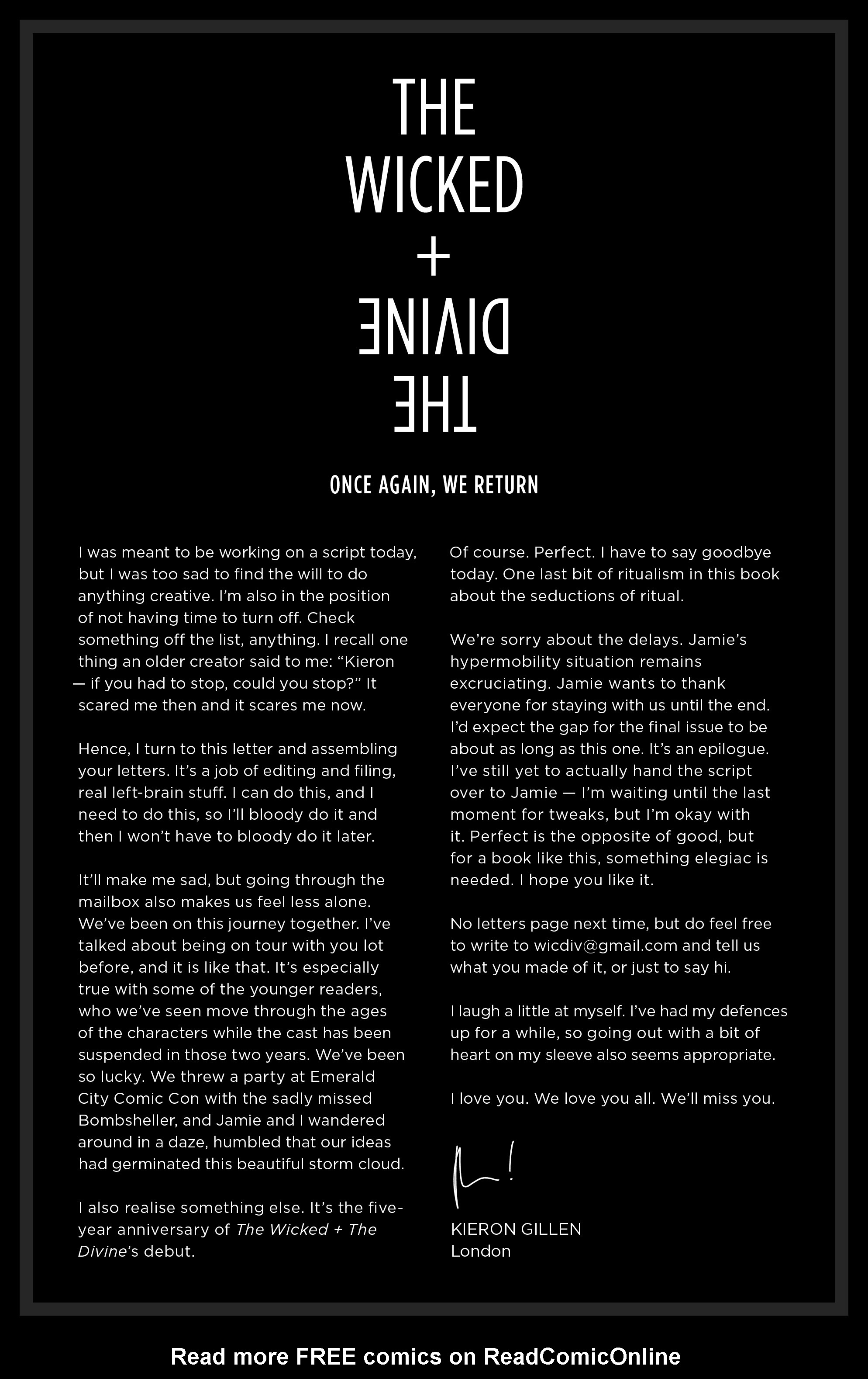 Read online The Wicked   The Divine comic -  Issue #44 - 27