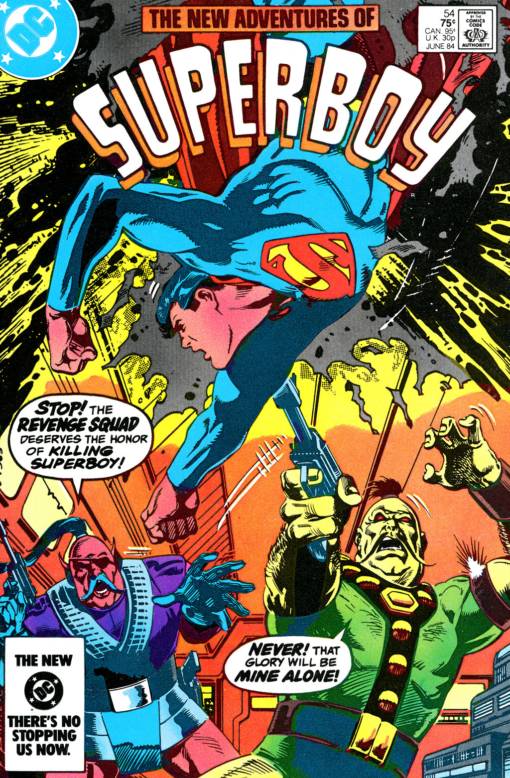 Read online The New Adventures of Superboy comic -  Issue #54 - 1