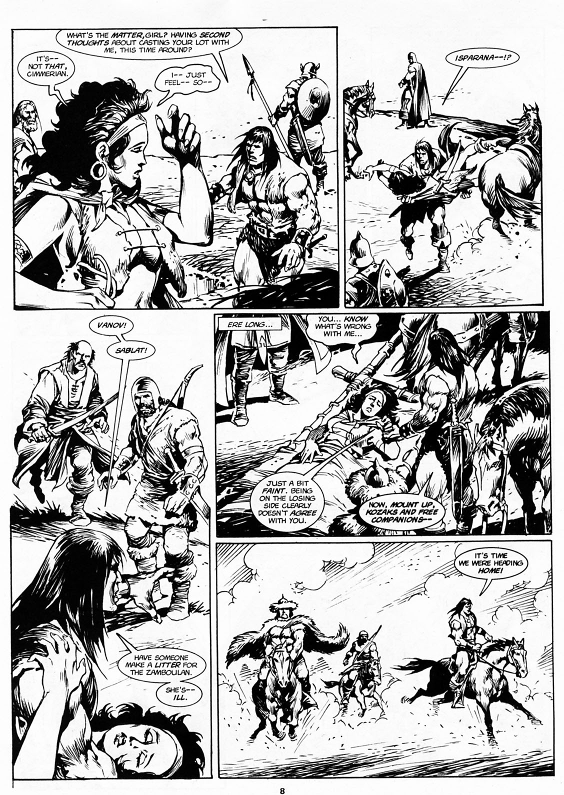 Read online The Savage Sword Of Conan comic -  Issue #218 - 8