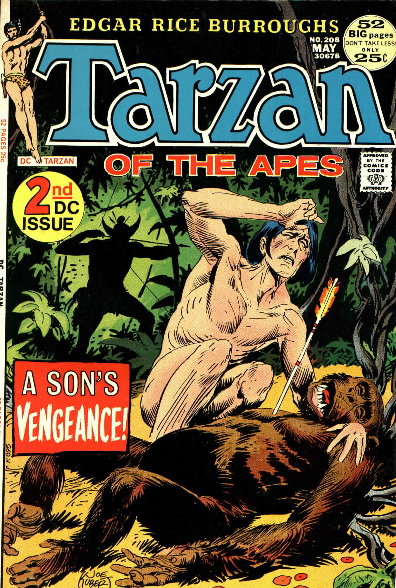 Read online Tarzan (1972) comic -  Issue #208 - 1