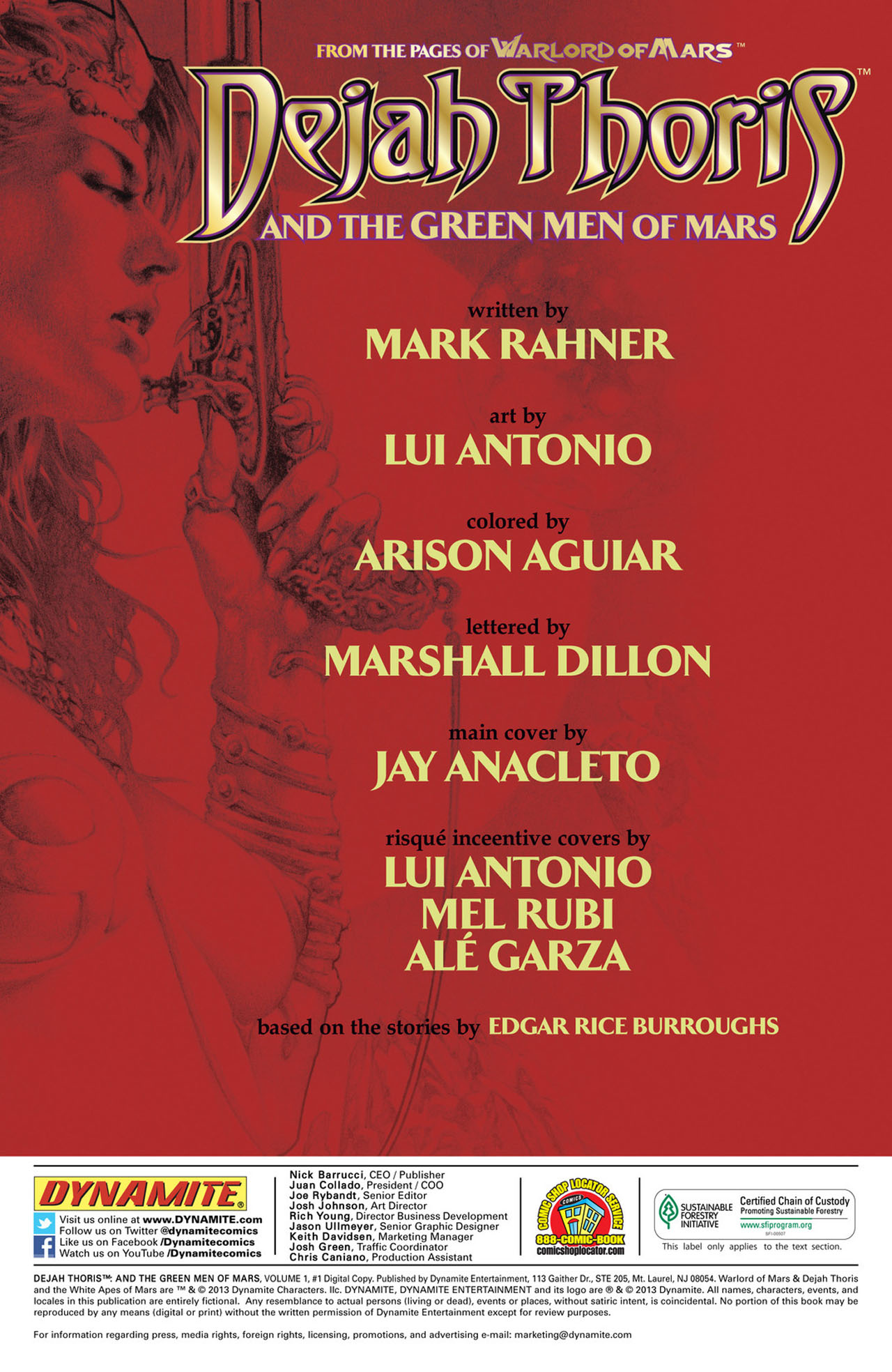 Read online Dejah Thoris and the Green Men of Mars comic -  Issue #1 - 2