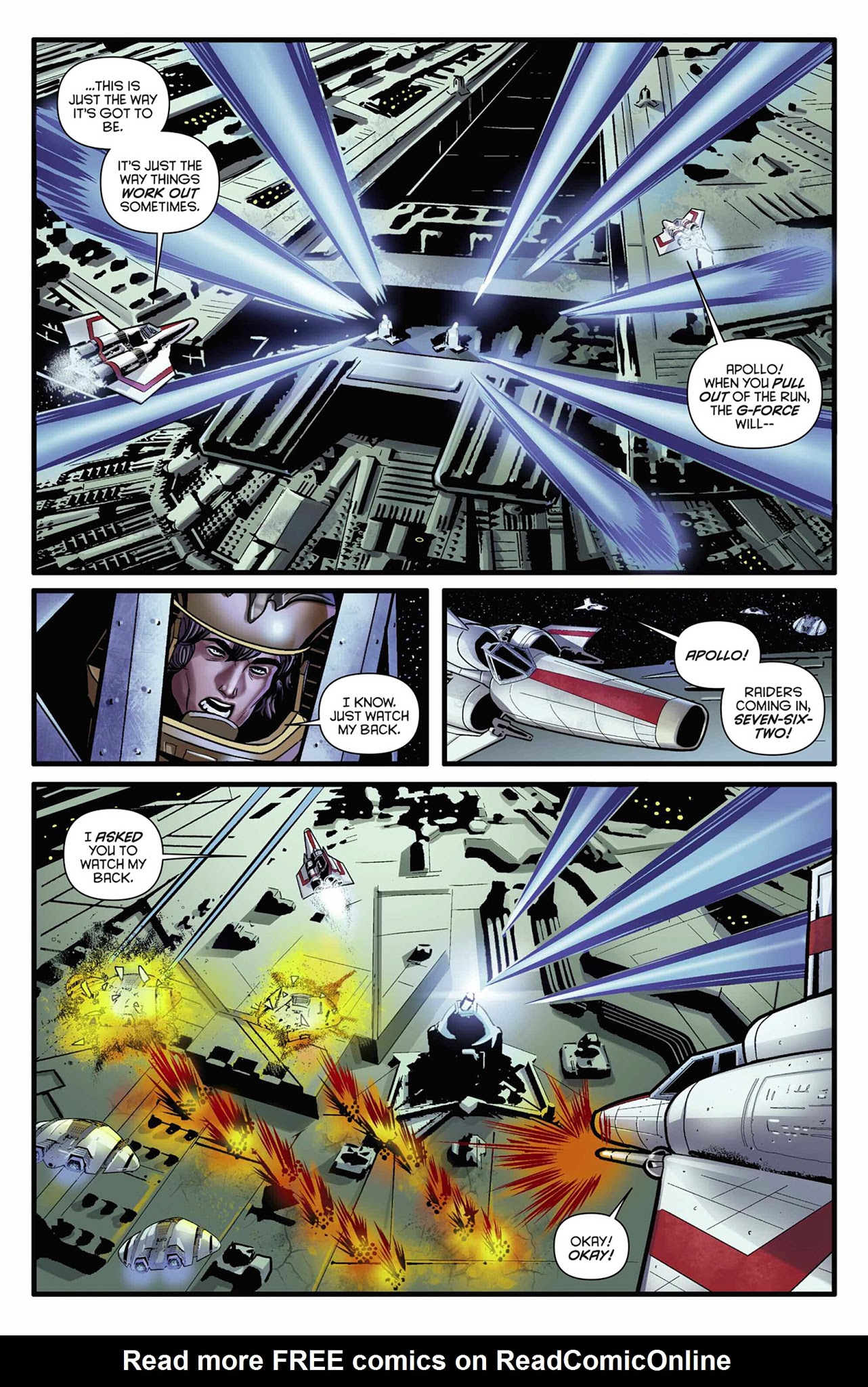 Read online Classic Battlestar Galactica: The Death of Apollo comic -  Issue #6 - 19