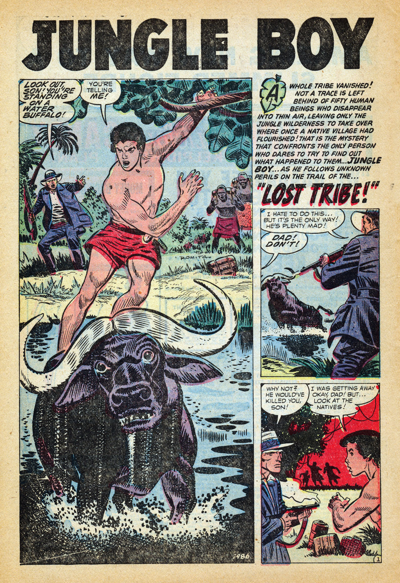 Read online Jungle Action (1954) comic -  Issue #5 - 10