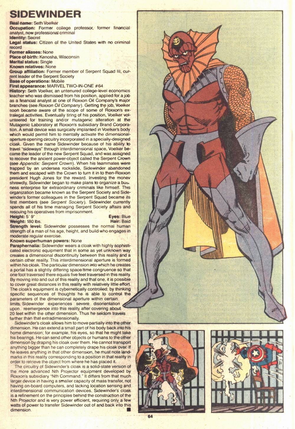 Read online The Official Handbook of the Marvel Universe Deluxe Edition comic -  Issue #11 - 66