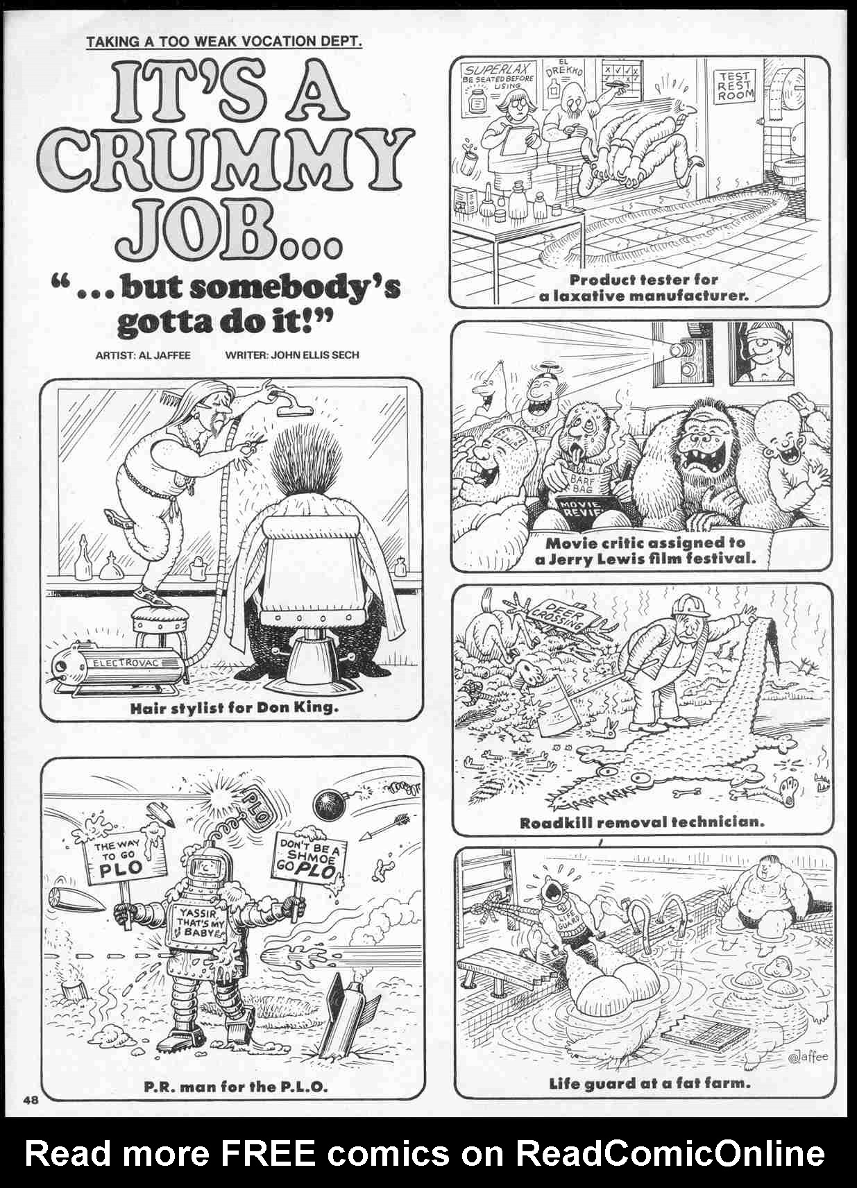 Read online MAD comic -  Issue #272 - 49